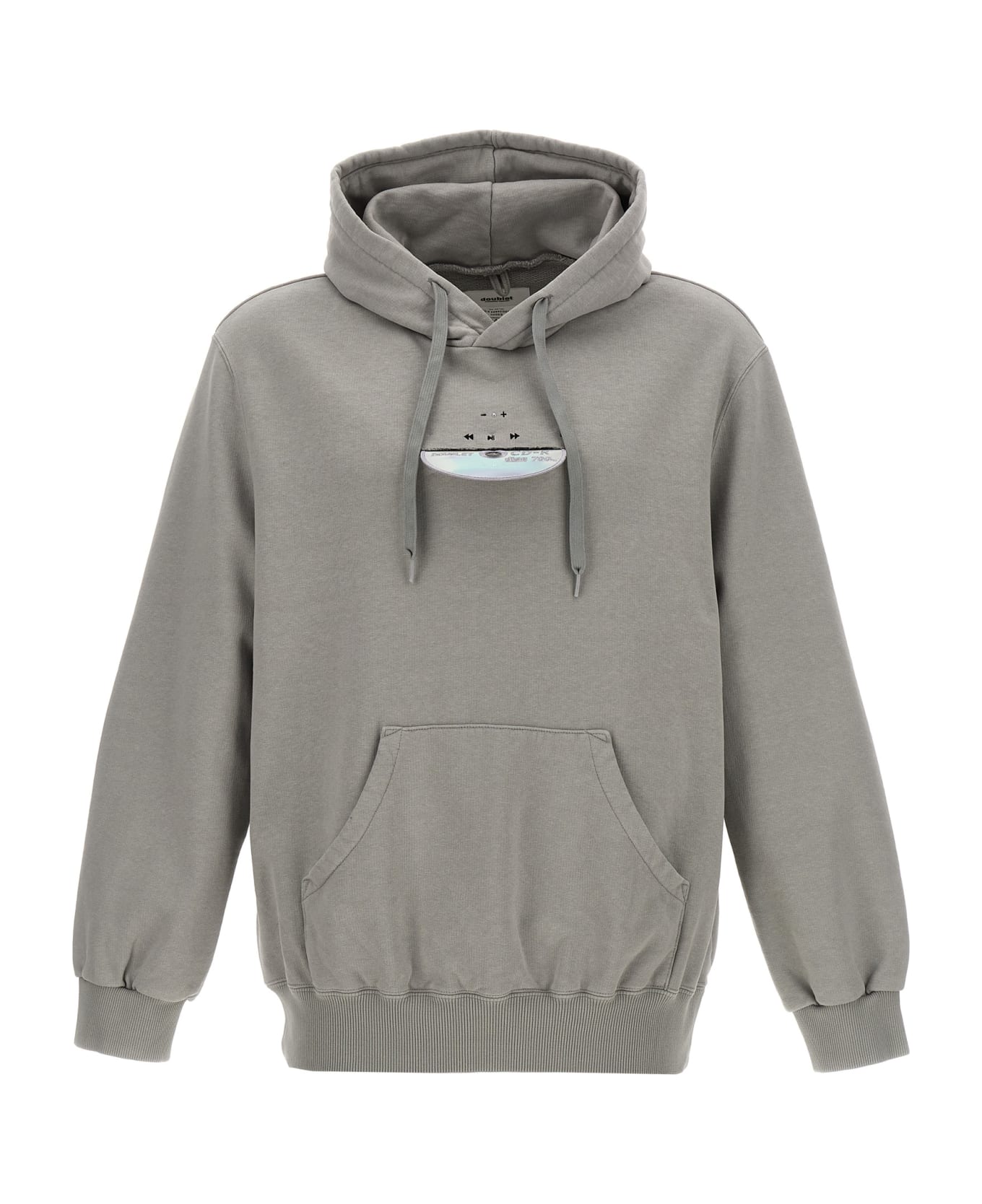 doublet 'cd-r Embroidery' Hoodie - Gray