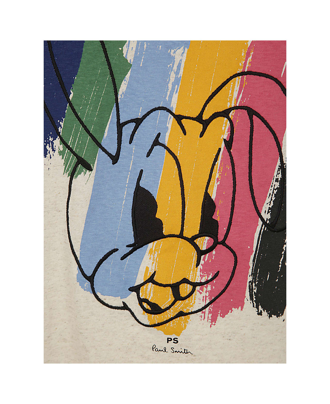 PS by Paul Smith Mens Reg Fit Ss Tshirt Rabbit - Whites