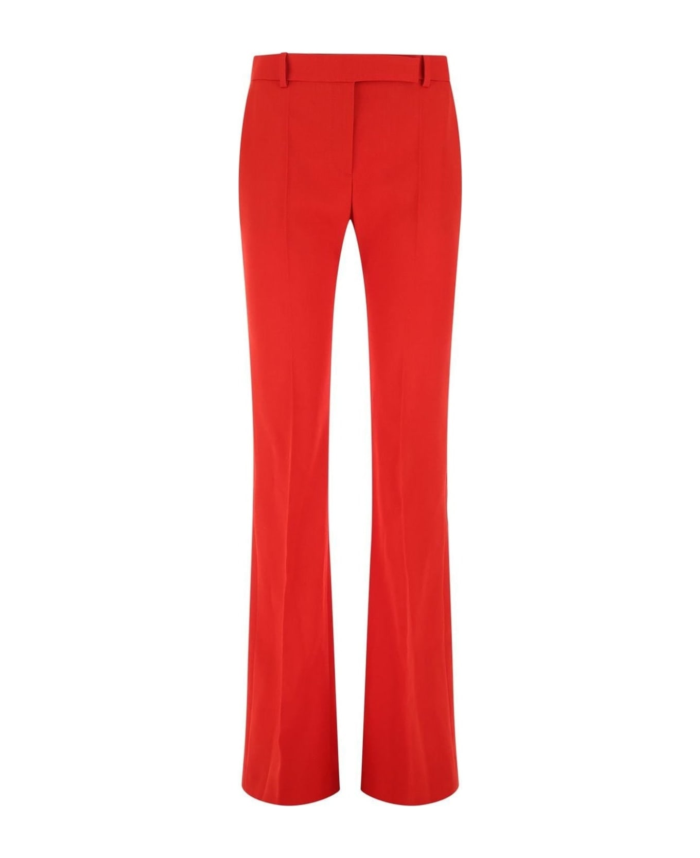 Alexander McQueen Wool Trousers - Red ボトムス
