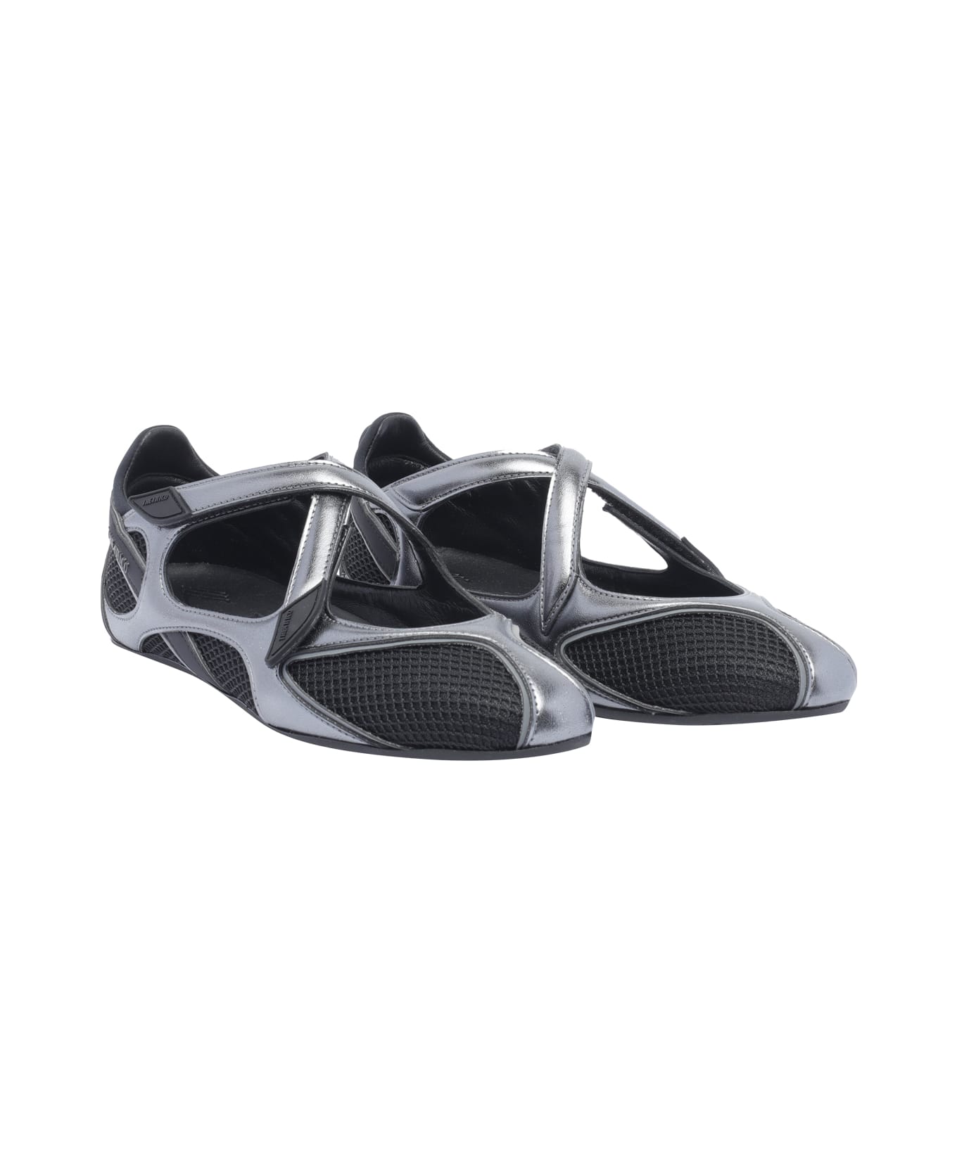 The Attico Nomad Flat Ballets - Black