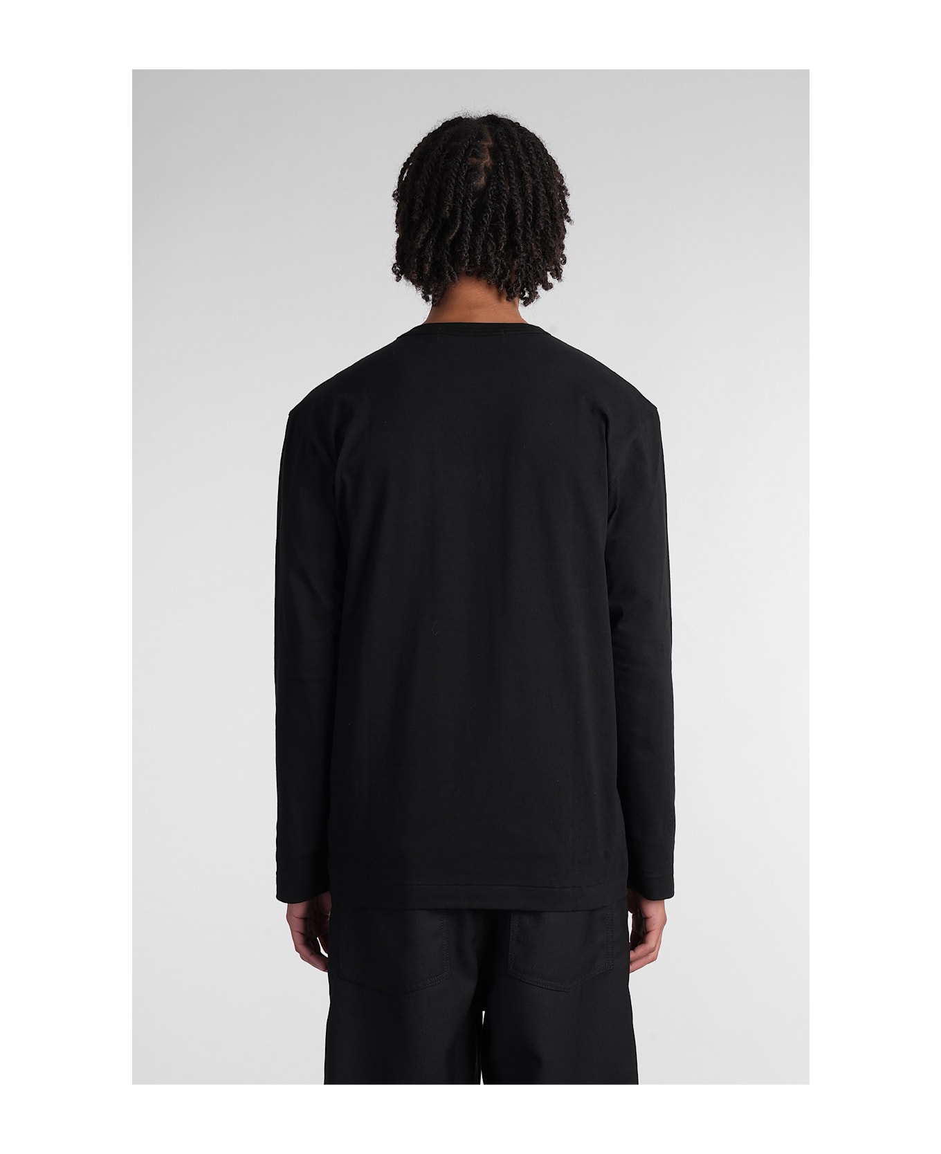Comme des Garçons Play T-shirt In Black Cotton - BLACK