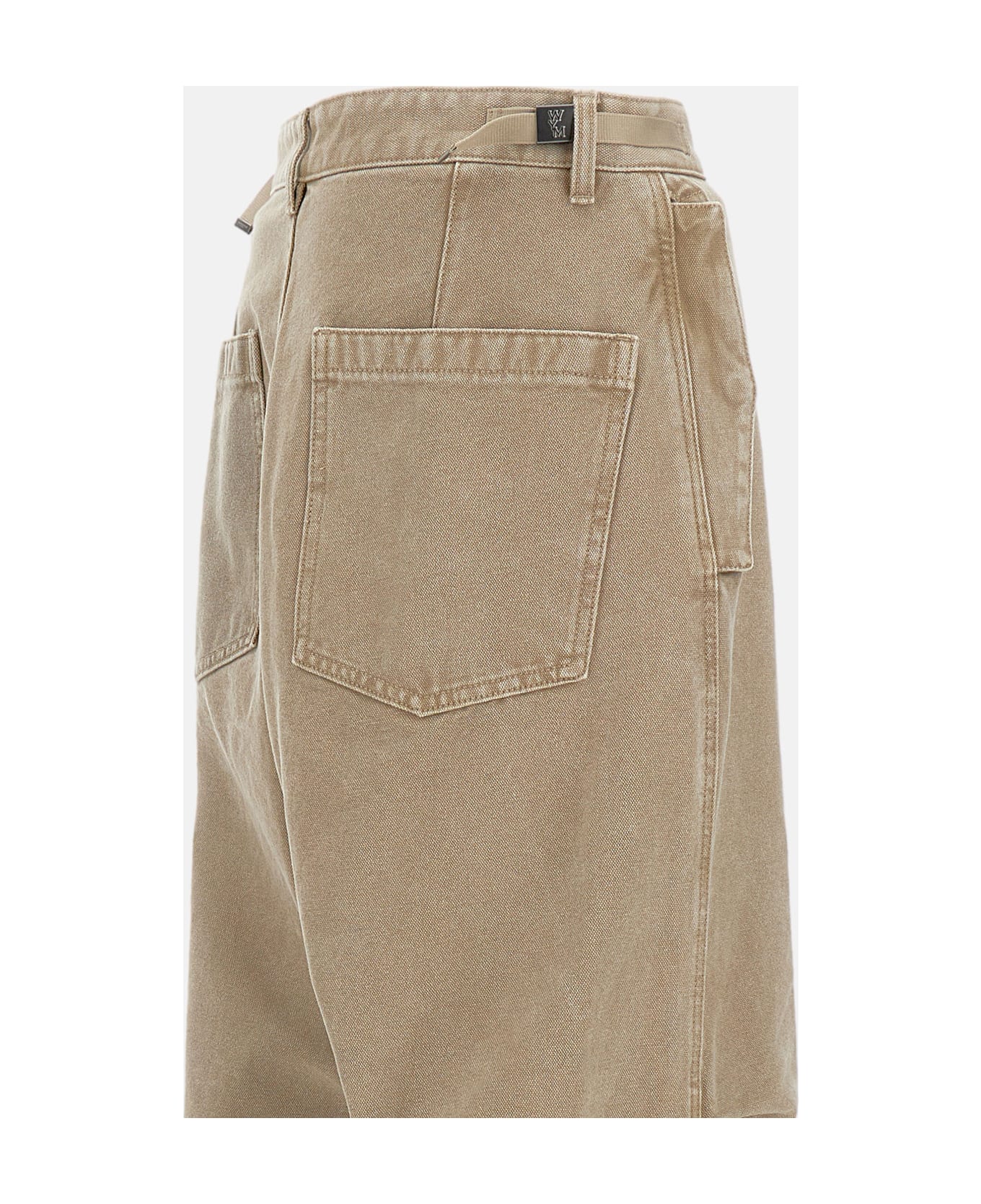 WOOYOUNGMI Wide Leg Trousers - Beige