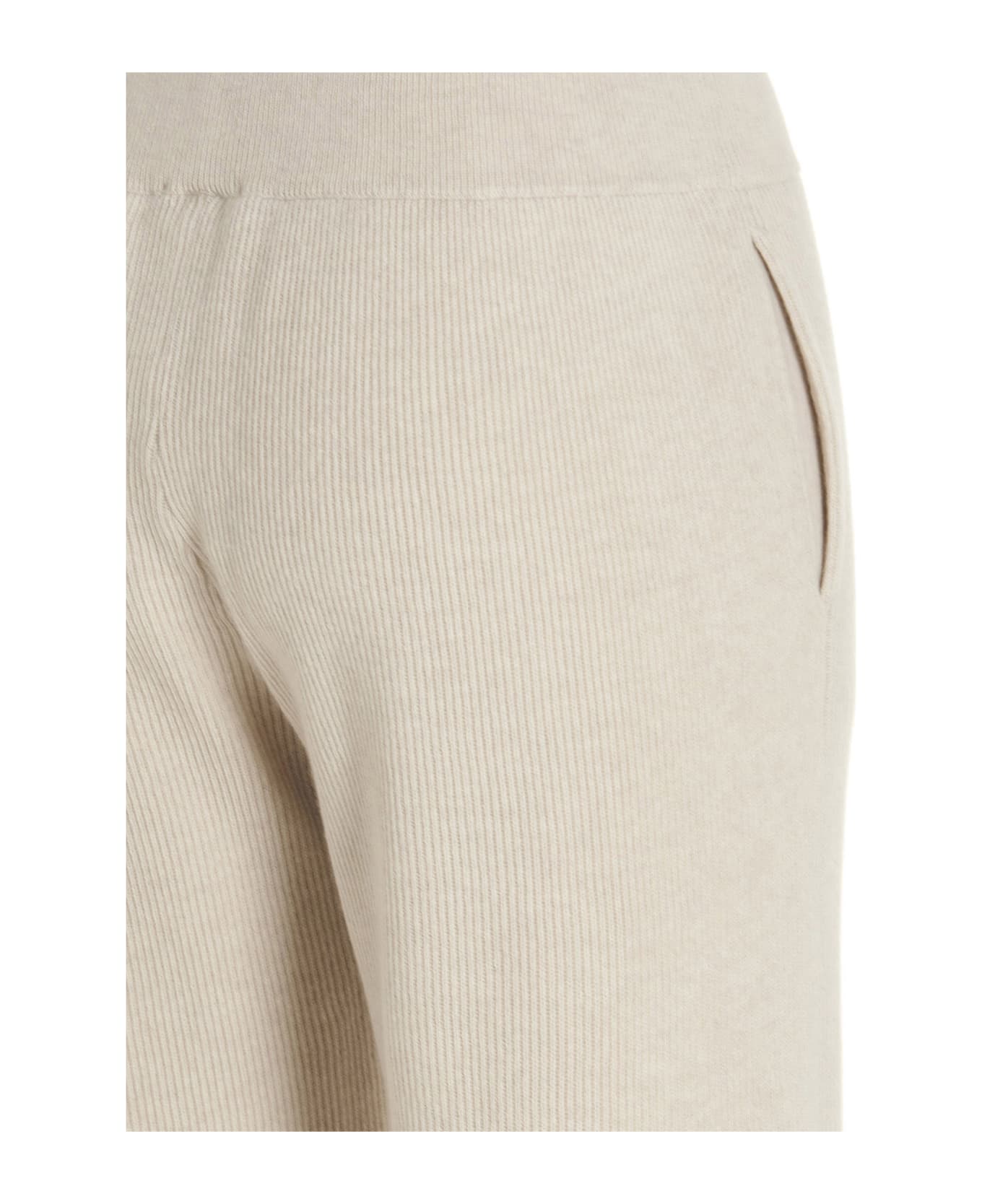 Brunello Cucinelli Ribbed Trousers - Beige