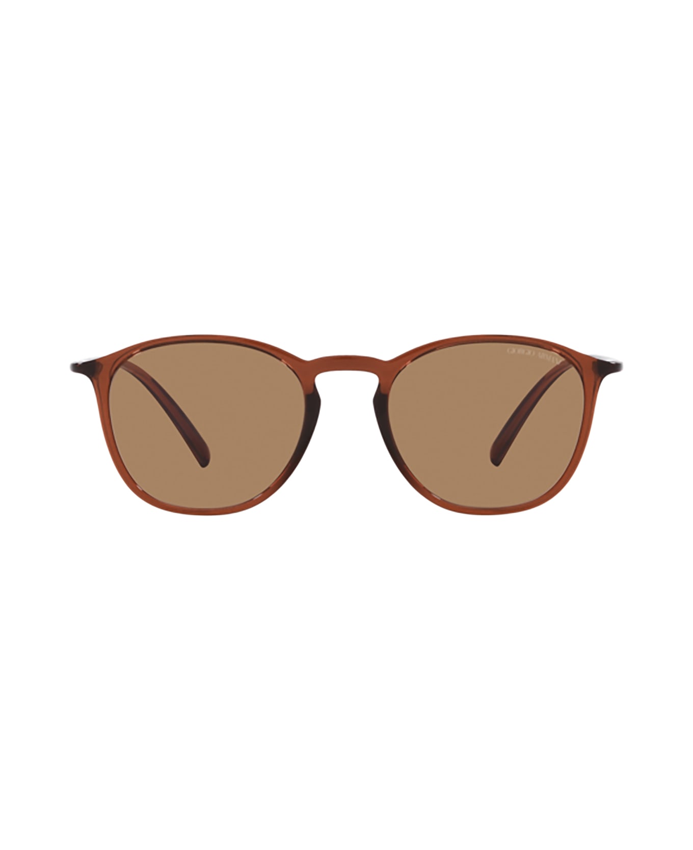 Giorgio Armani Ar8186u Transparent Brown Sunglasses - Transparent brown