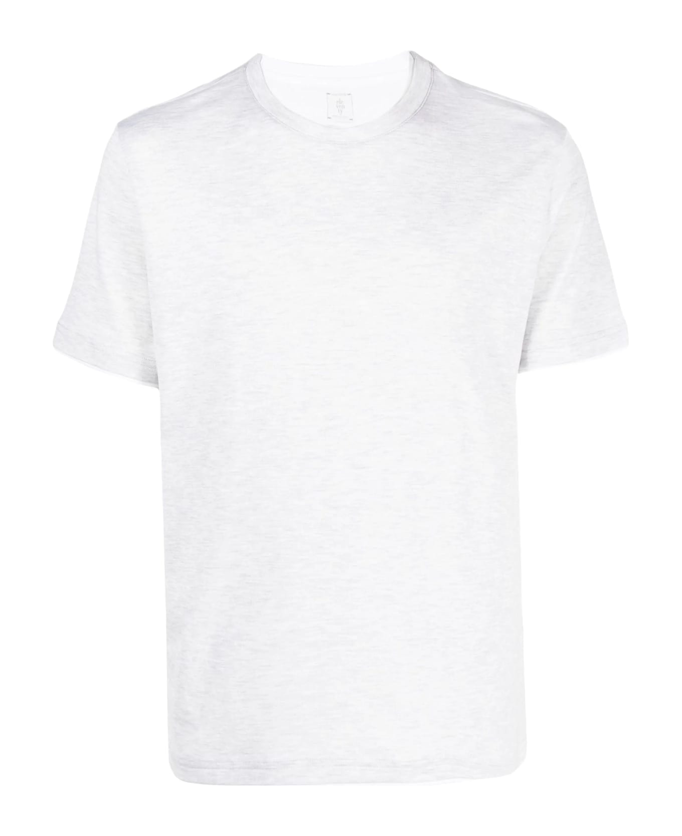 Eleventy Crew-neck T-shirts - Grigio Bianco