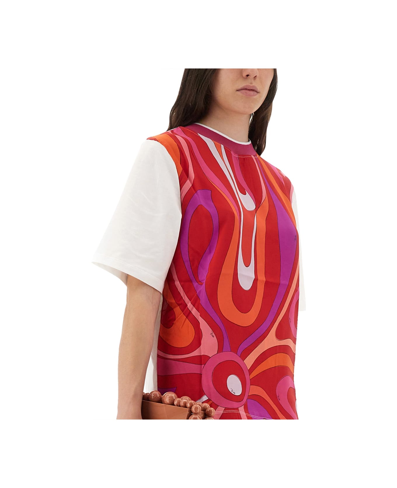 Pucci T-shirt With "iris" Print - MULTICOLOUR
