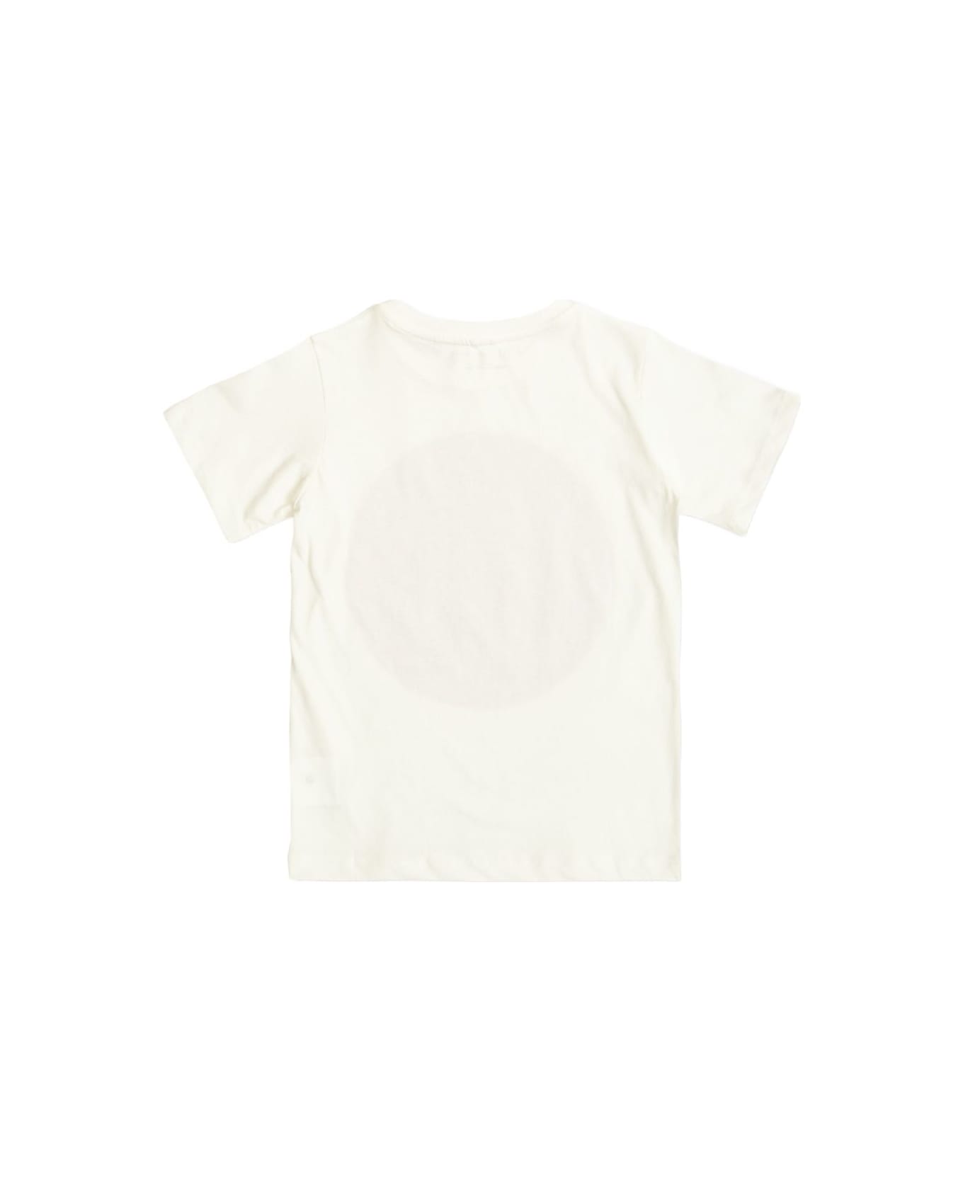 Stella McCartney Kids T-shirt With Floral Logo - White