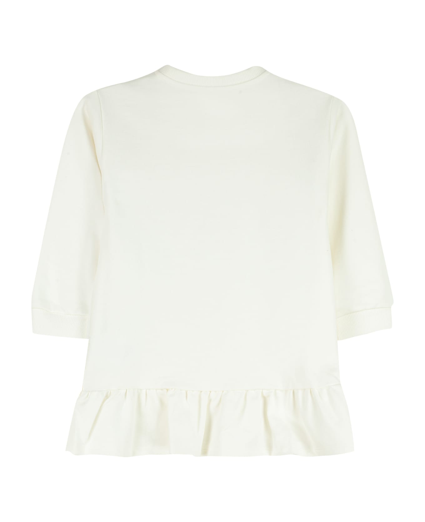 Young Versace Cotton Mini-dress - White ワンピース＆ドレス