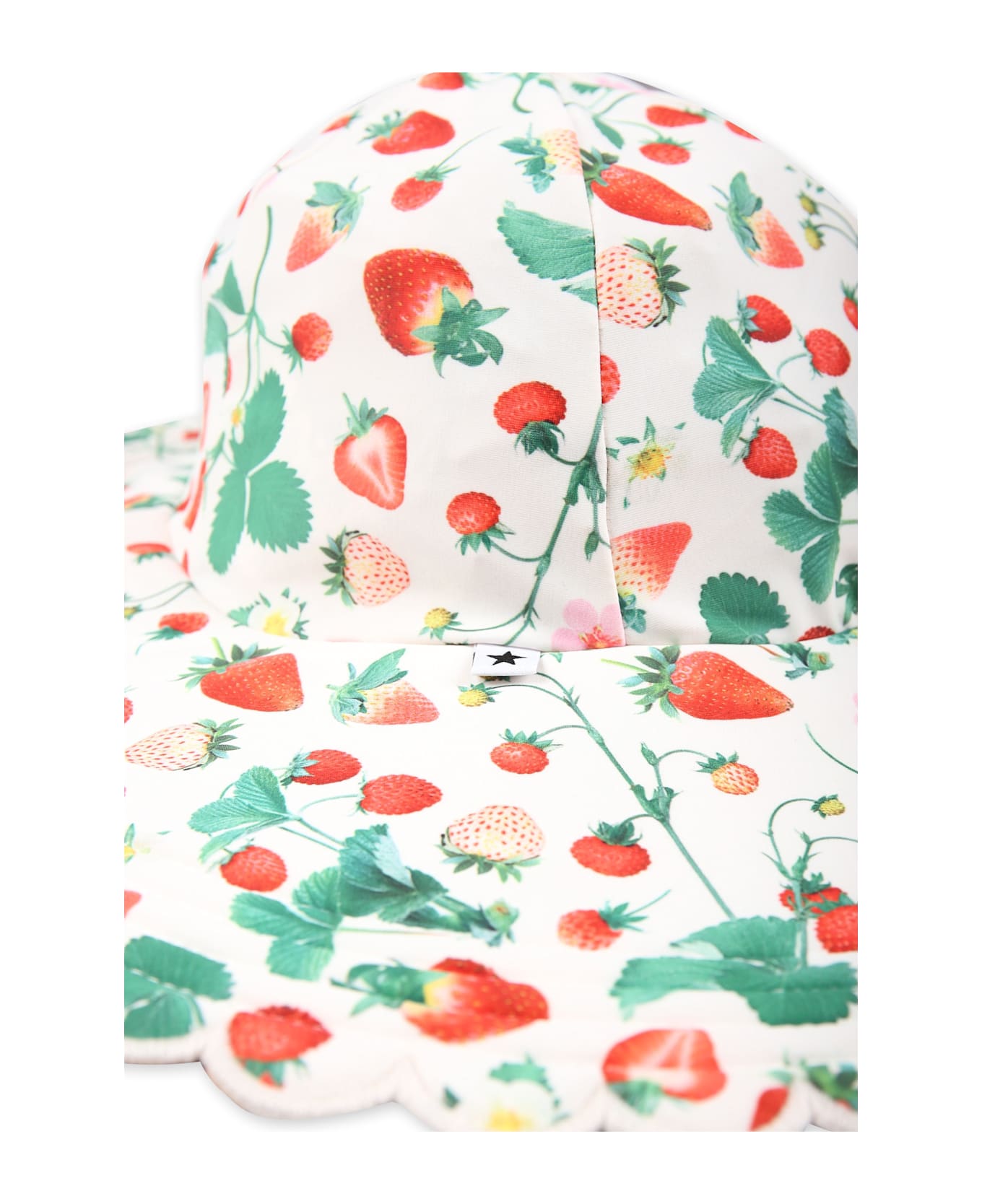 Molo Ivory Cloche For Girl With Strawberries - Ivory