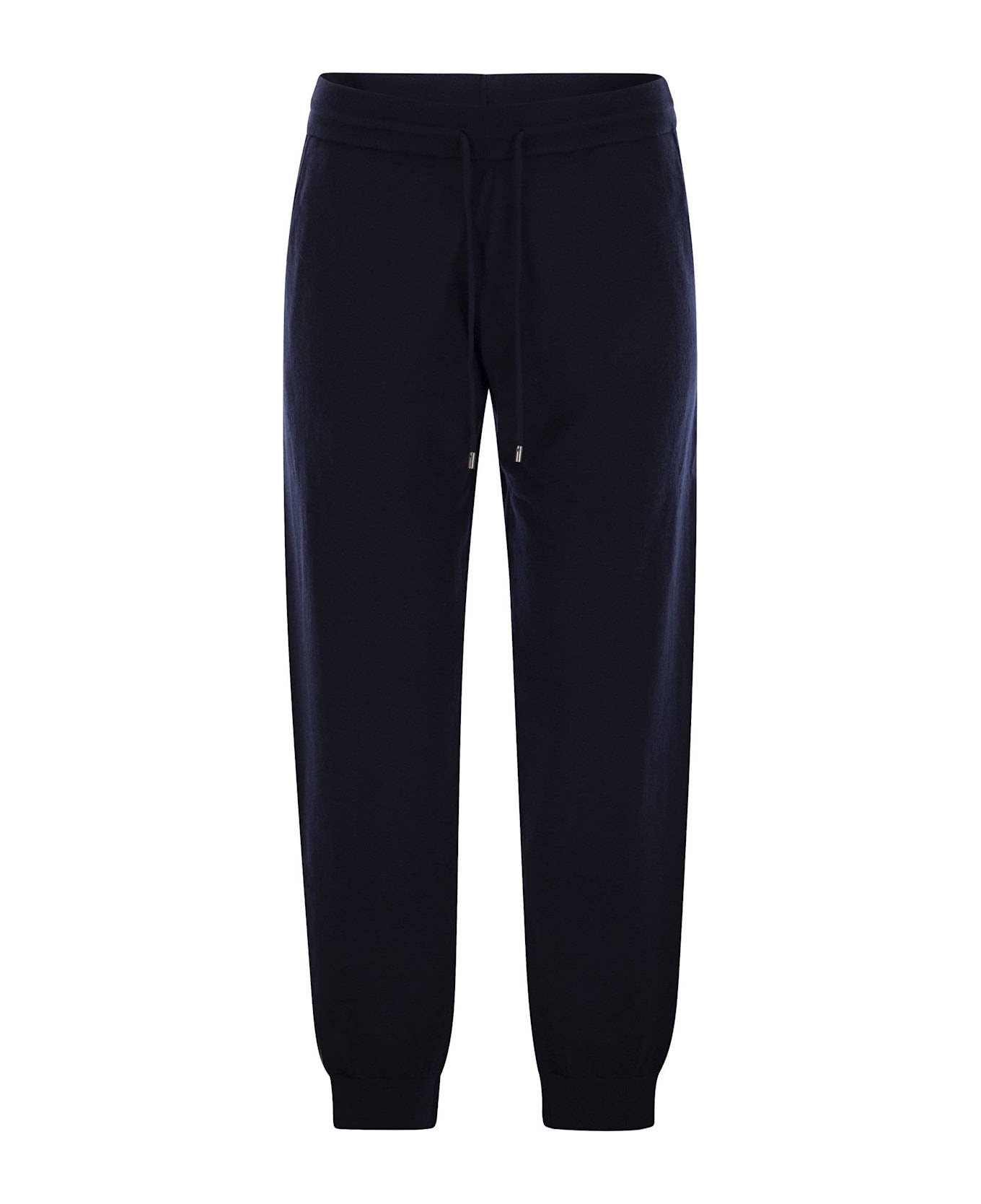 MC2 Saint Barth Merino Wool Knitted Trousers - Blue