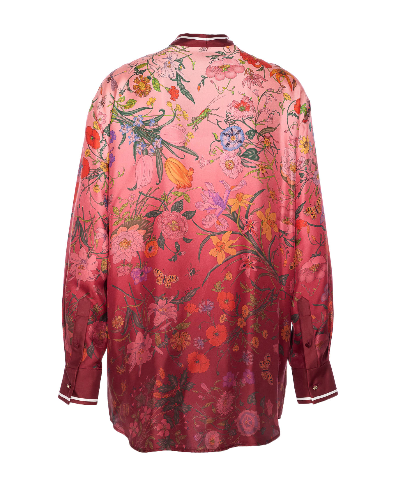 Gucci Flora Gucci Print Shirt - Pink