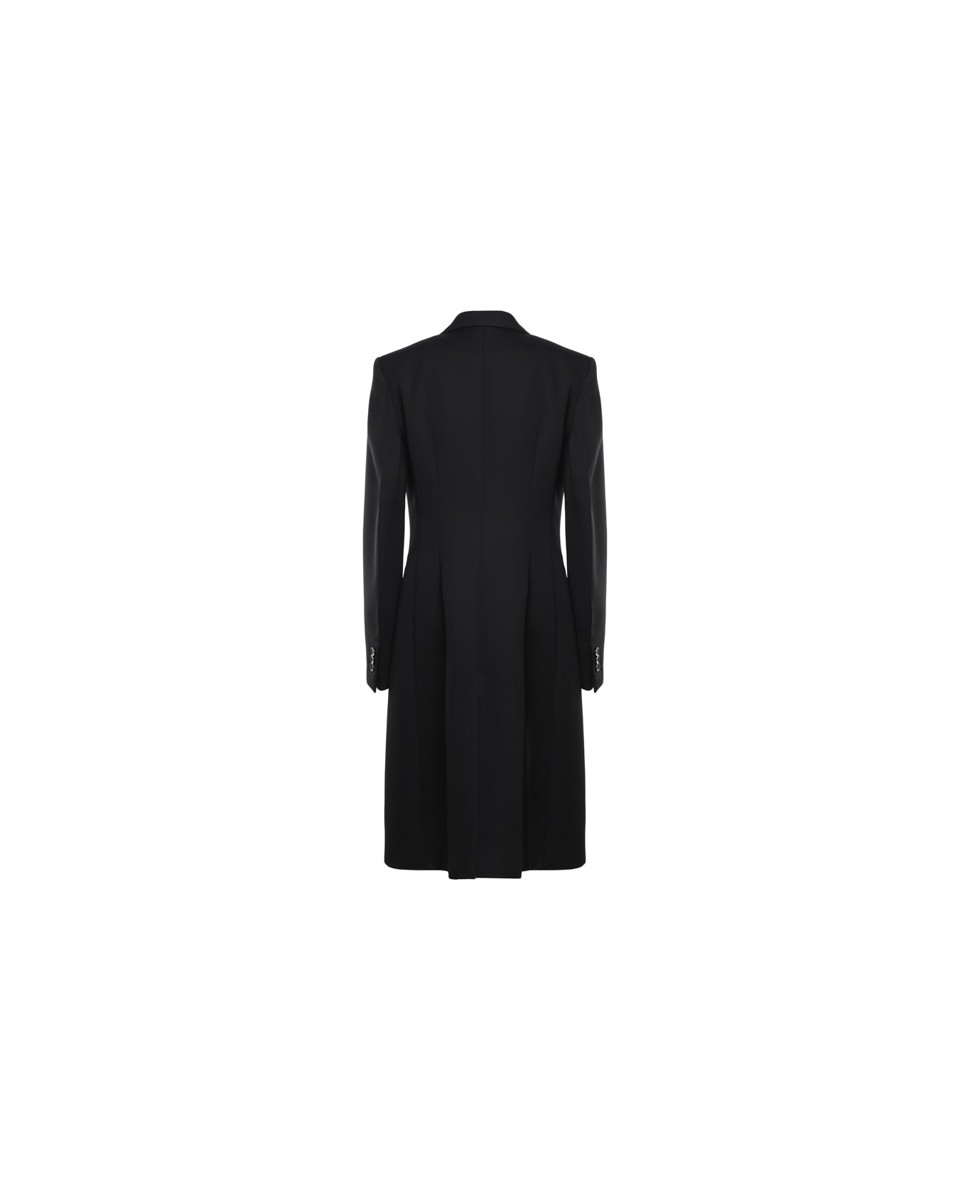 Bottega Veneta Compact Wool Coat - Black コート