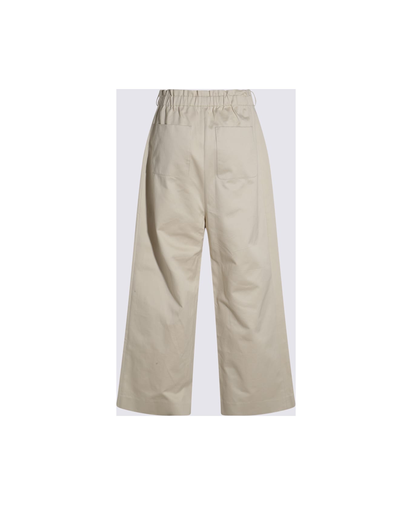 Add Beige Cotton Pants - Hay