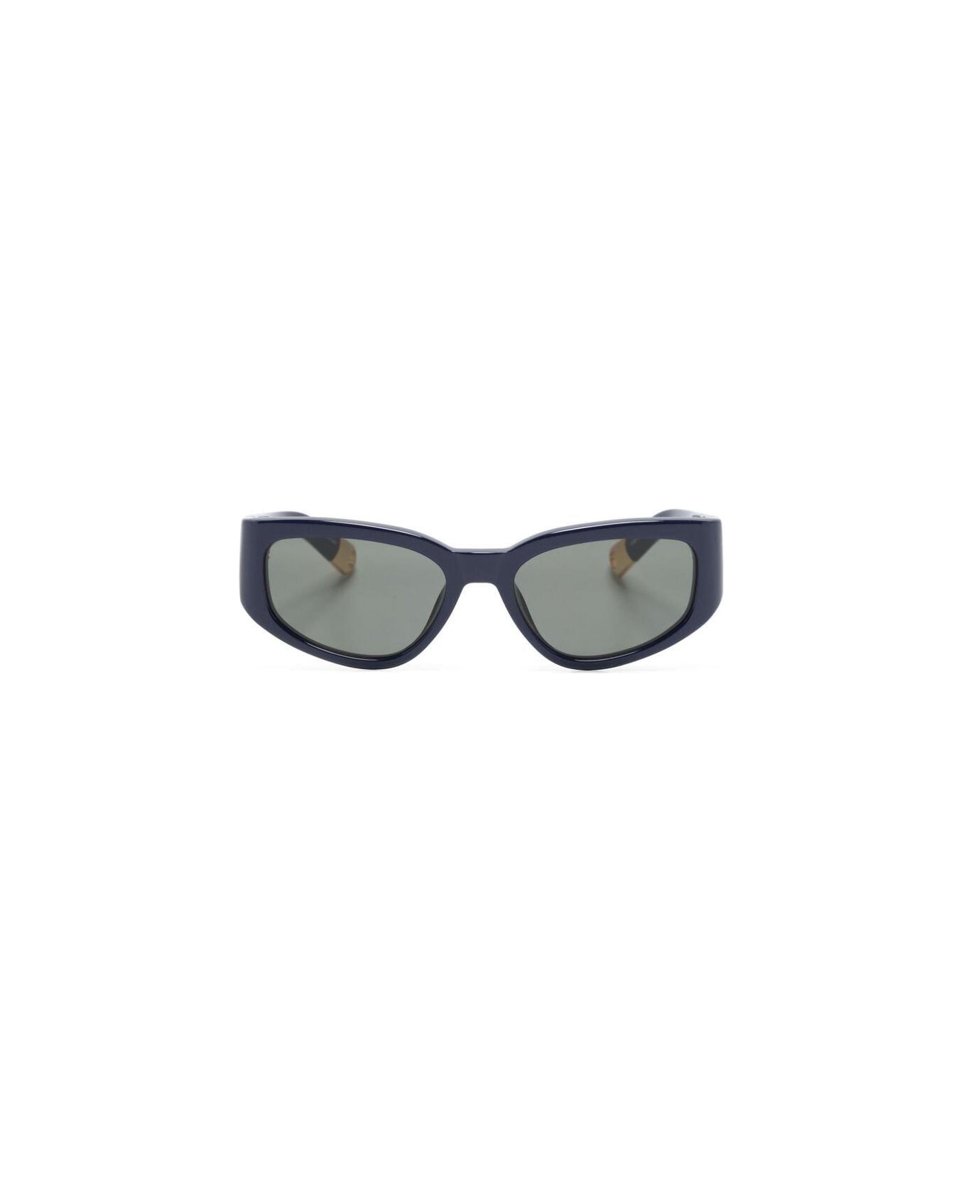 Jacquemus Rectangle Frame Sunglasses - BLUE