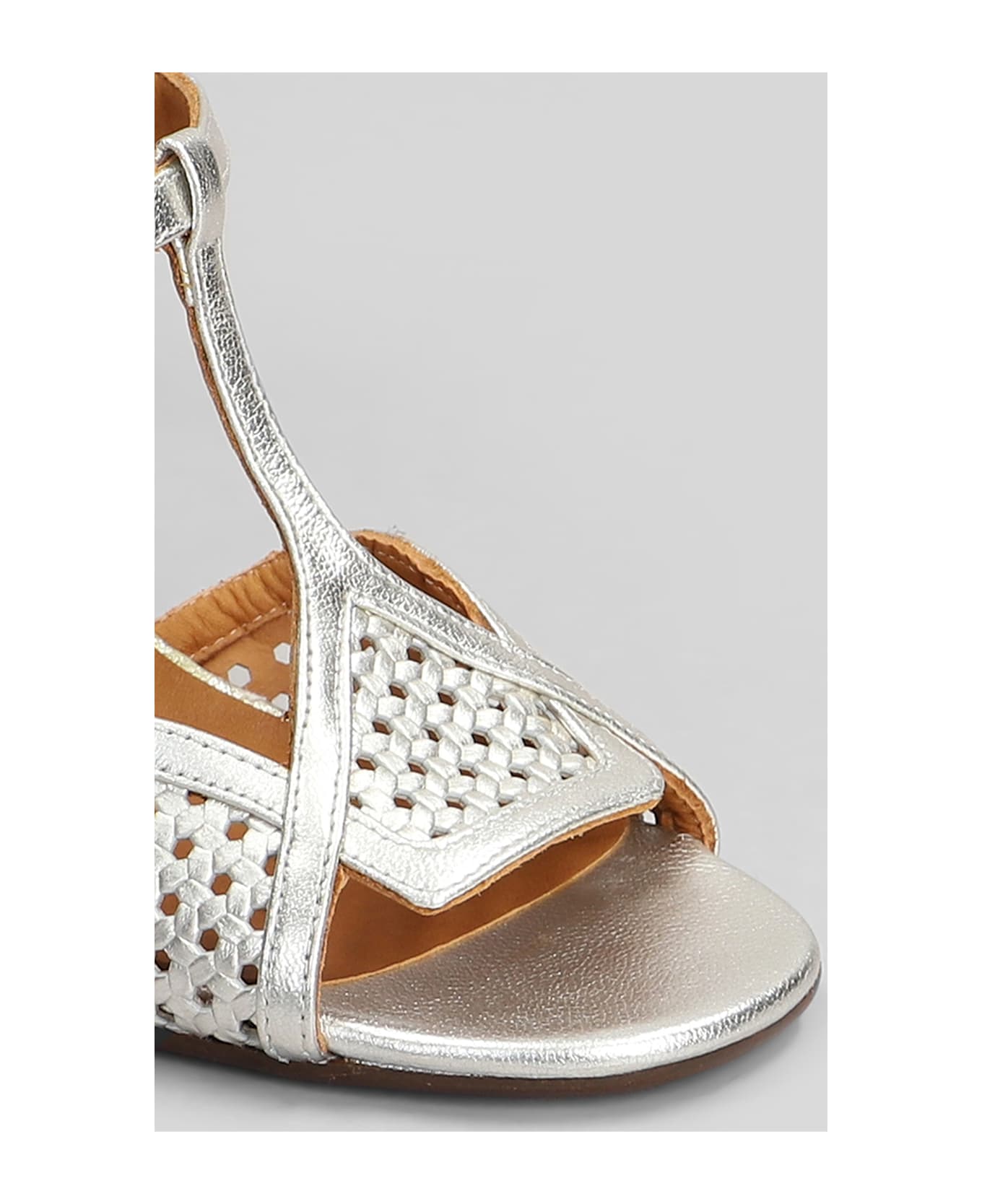 Chie Mihara Bessy 46 Sandals In Silver Leather - silver