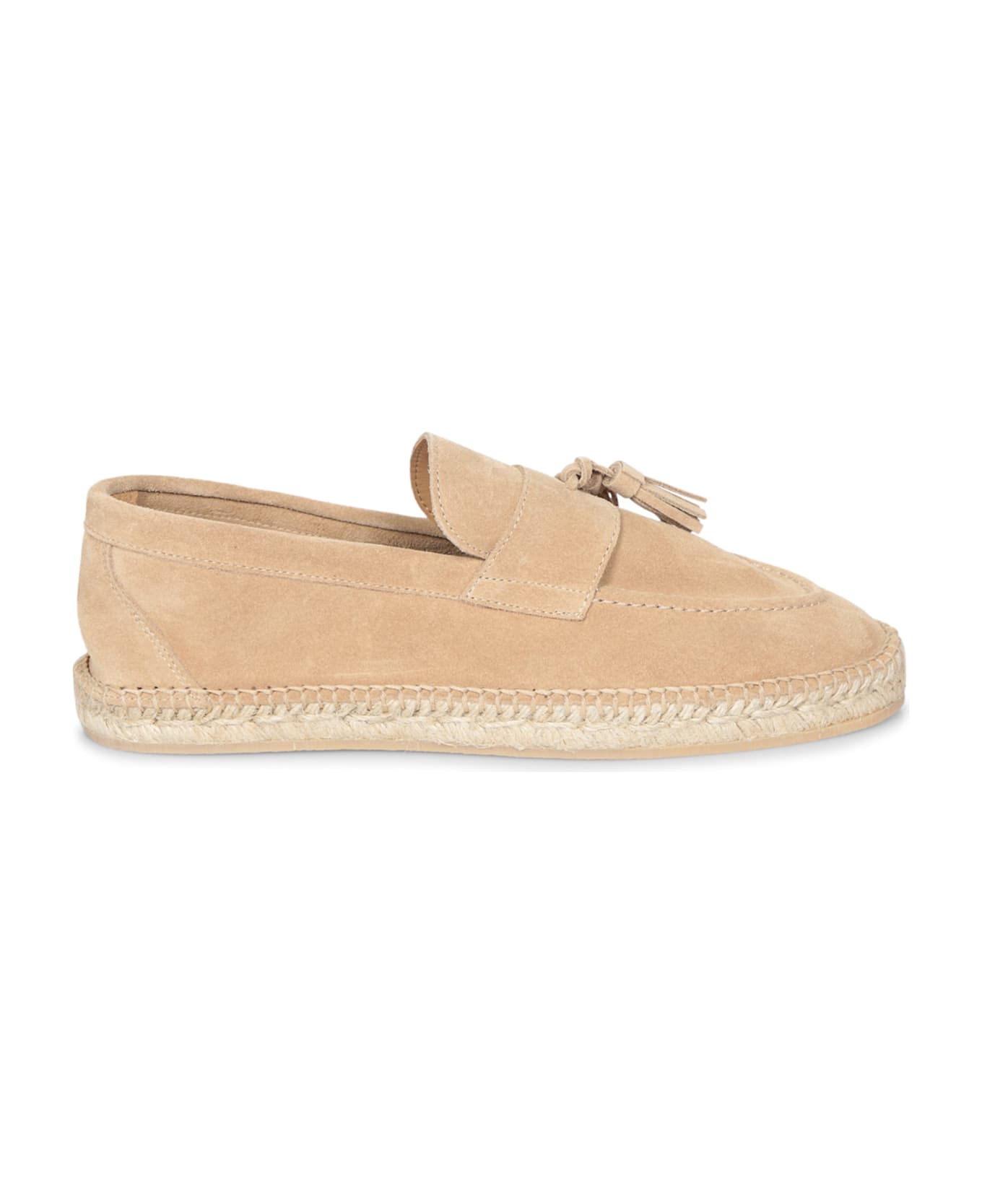 Lardini Beige Suede Espadrilles - Beige