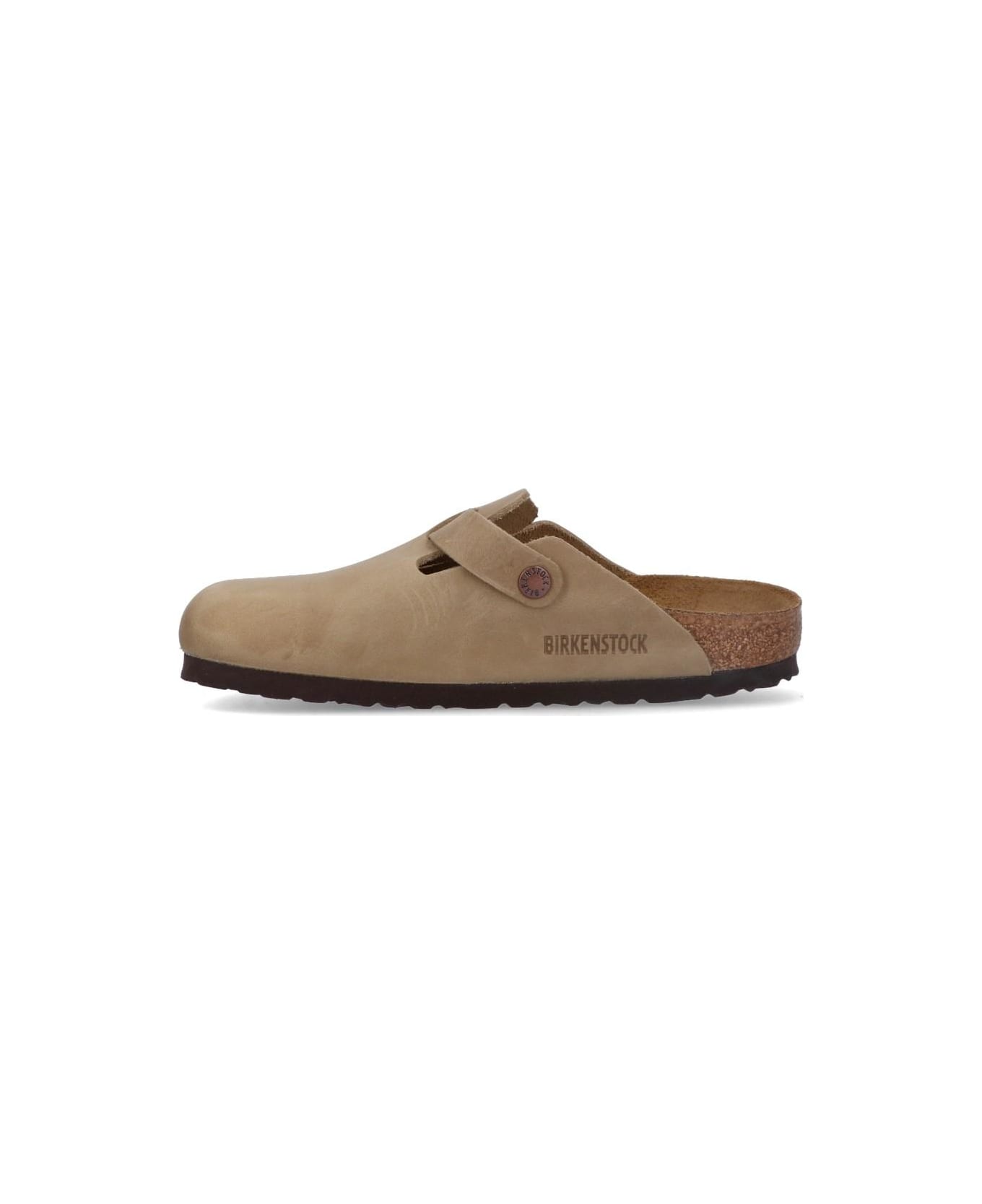 Birkenstock 'boston' Mules - Tabacco Brown