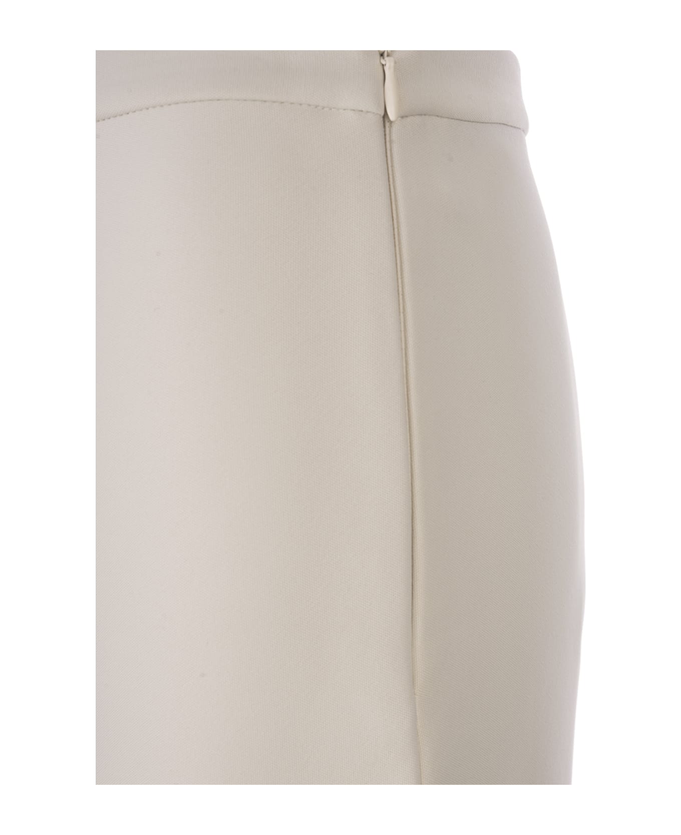 Max Mara Ivory White Clavier Long Skirt - White