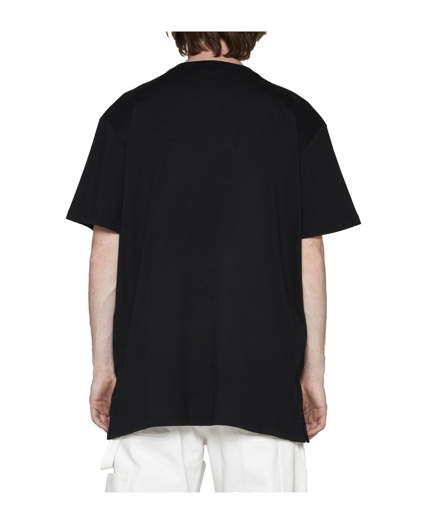 Alexander McQueen Logo Embroidery T-shirt - Black シャツ