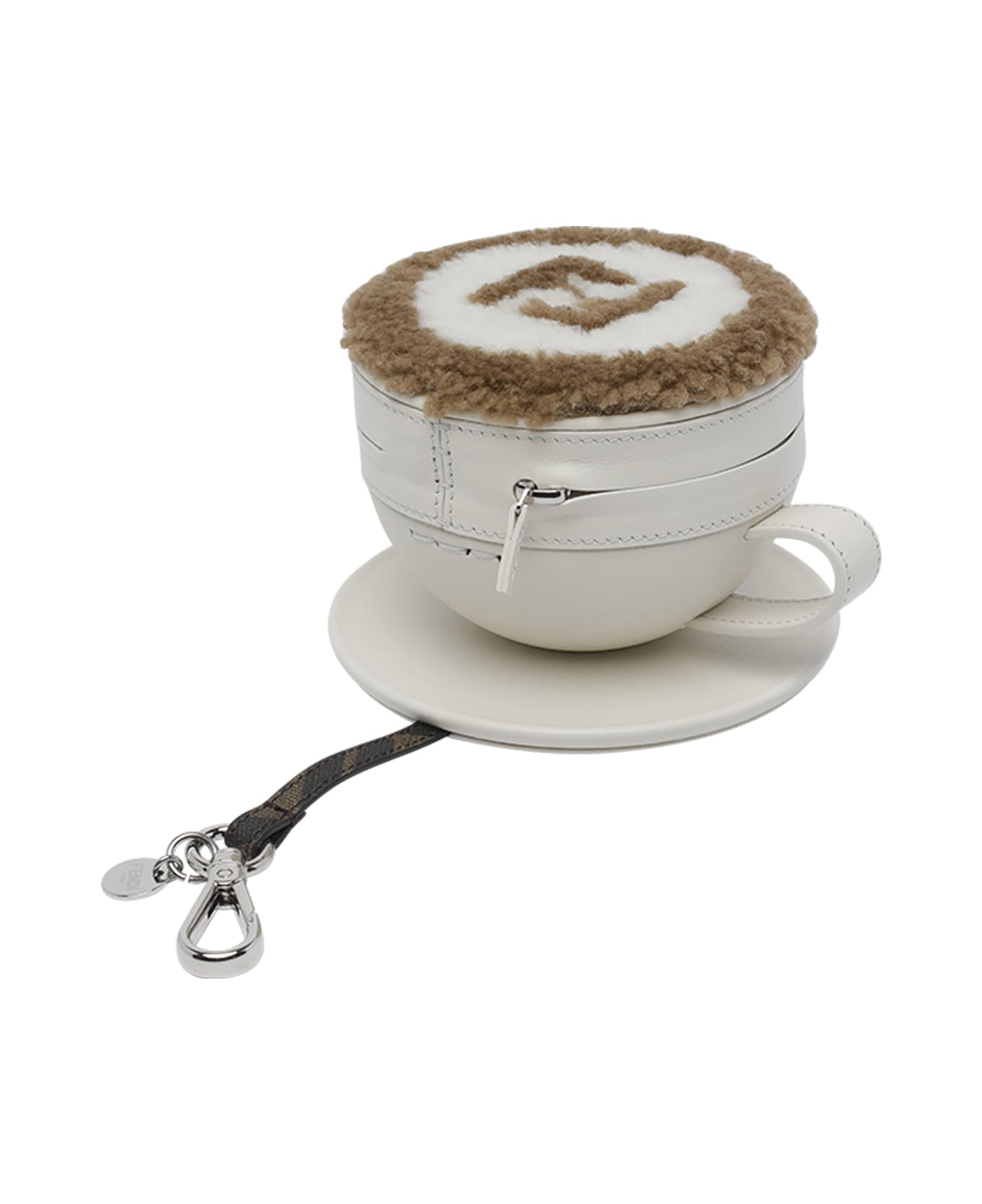 Fendi Cappuccino Charm - White