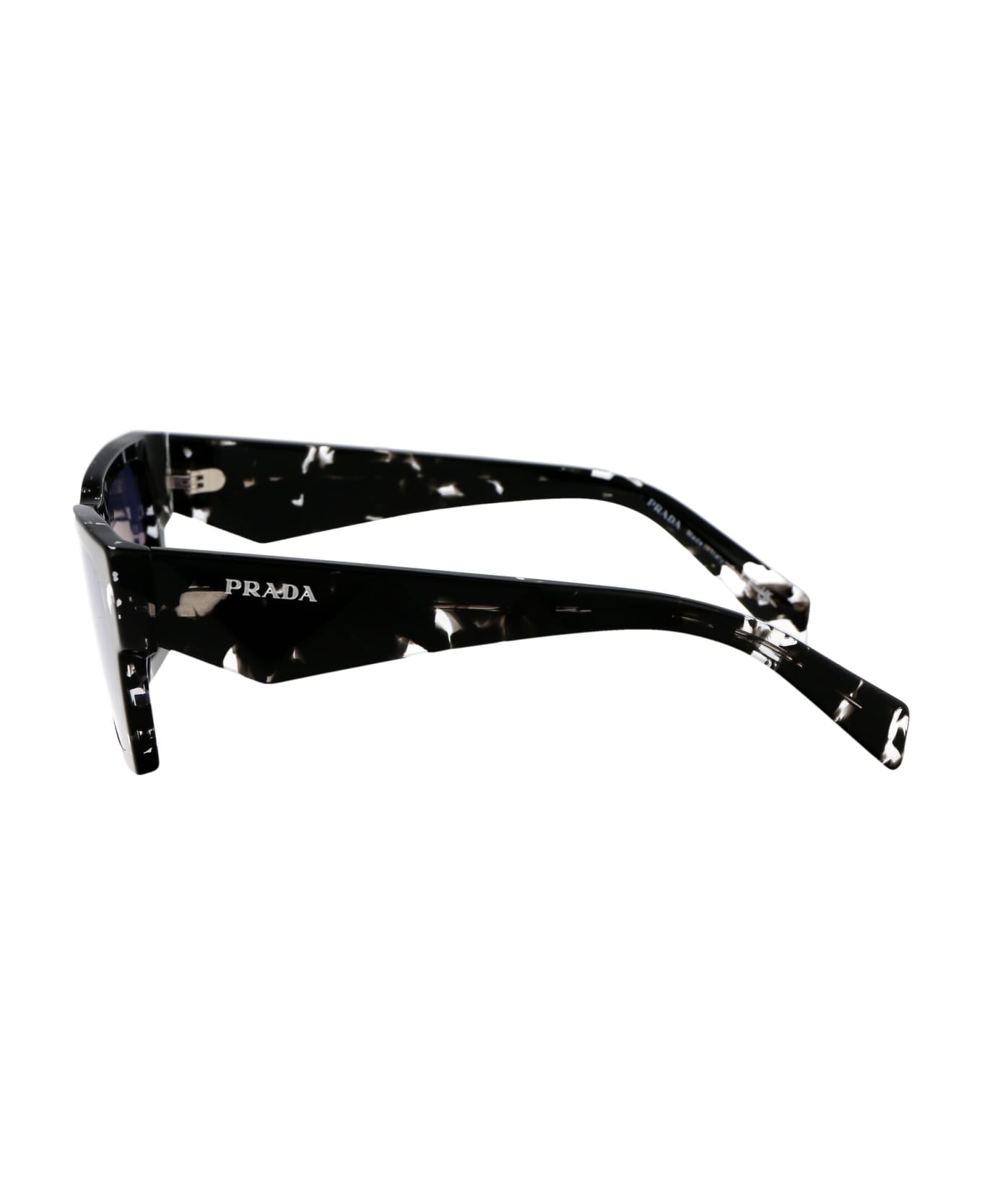 Prada Eyewear 0pr A06s Sunglasses - 15O50B Tortoise Black Crystal サングラス