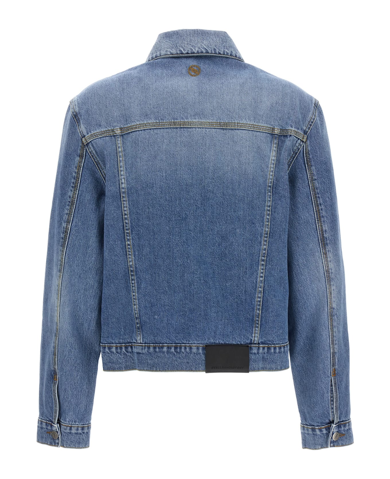 Stella McCartney Iconic Falabella Chain Denim Jacket - Mid Vintage Blue ジャケット