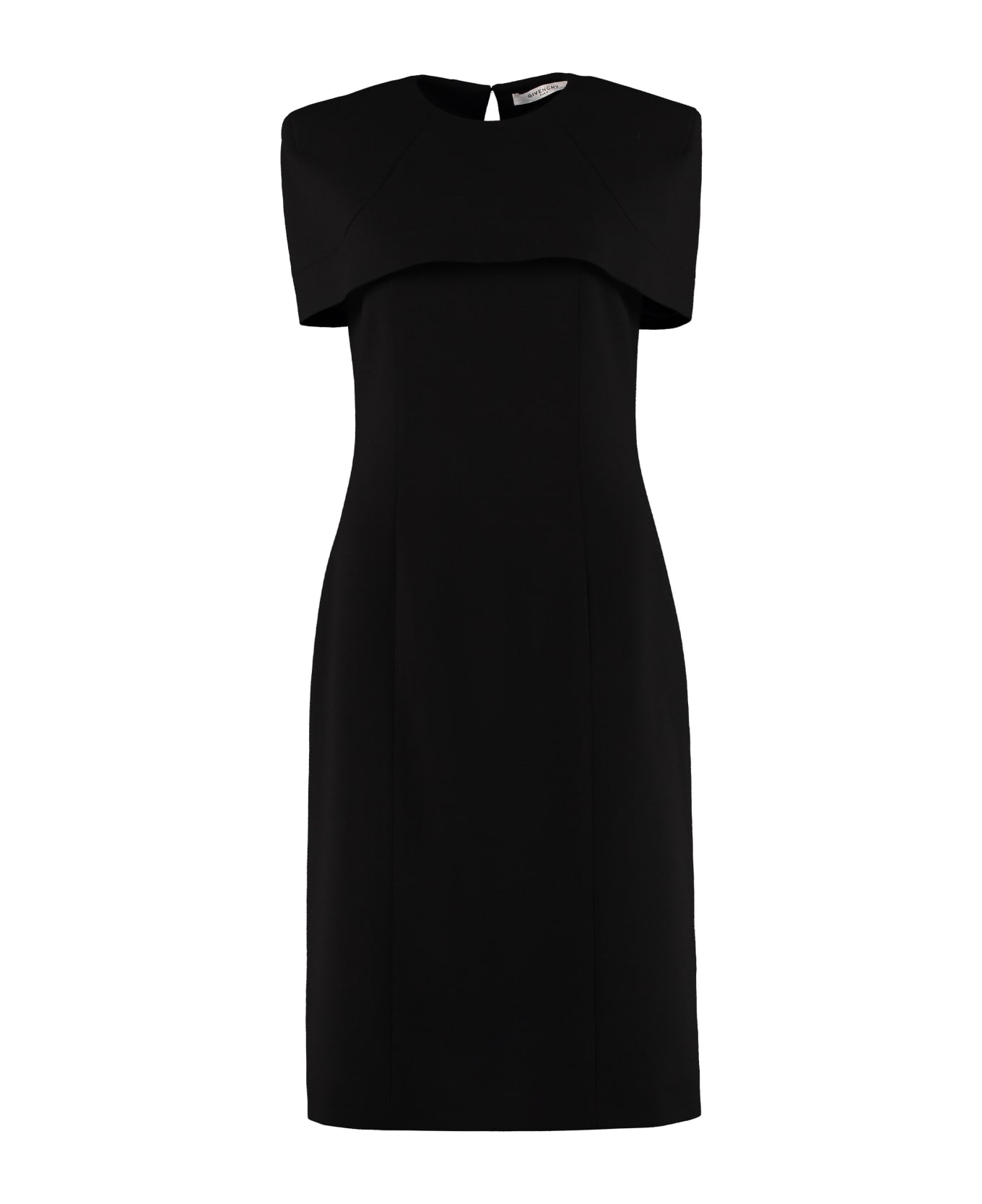 Givenchy Wool Crepe Dress - black