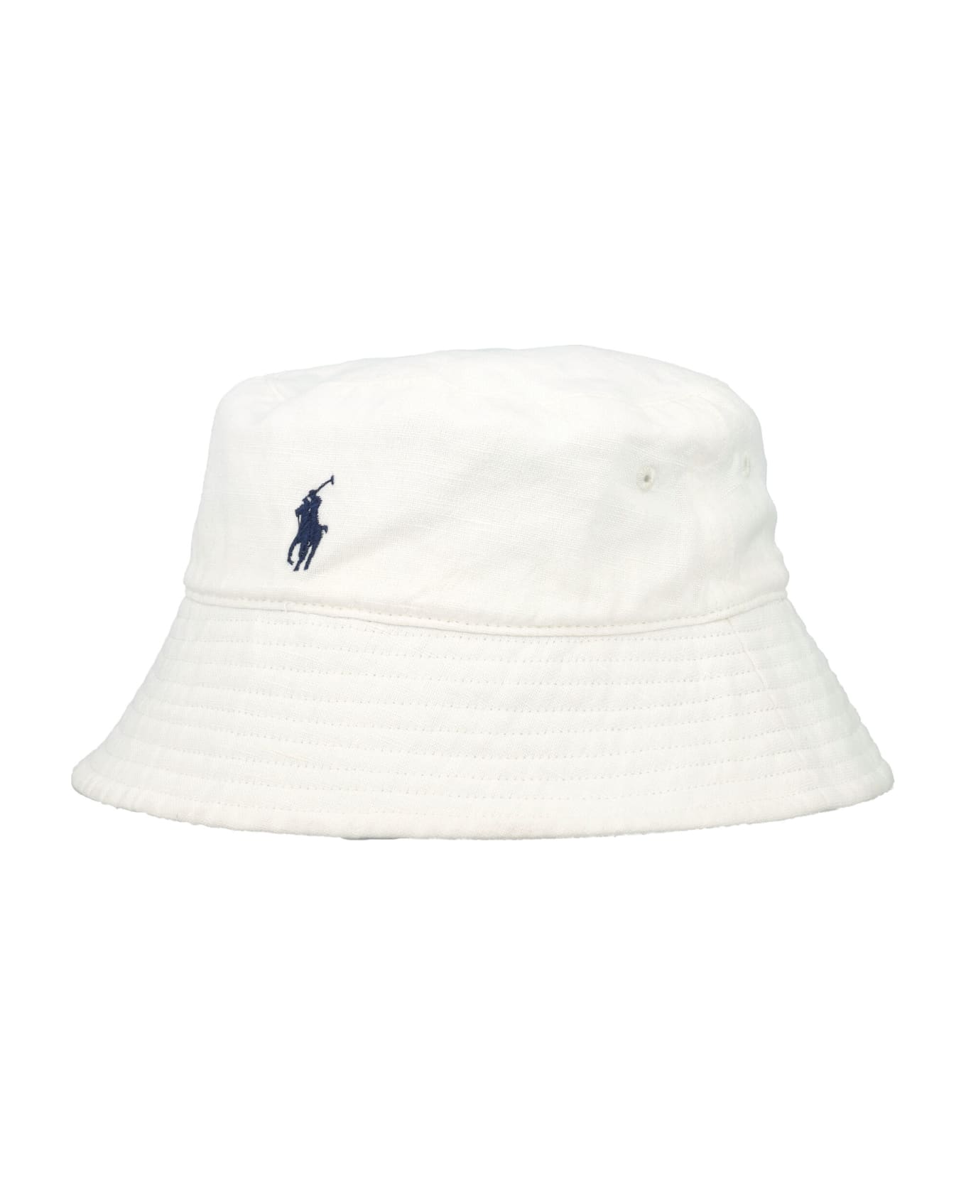 Polo Ralph Lauren Bucket Hat - WHITE