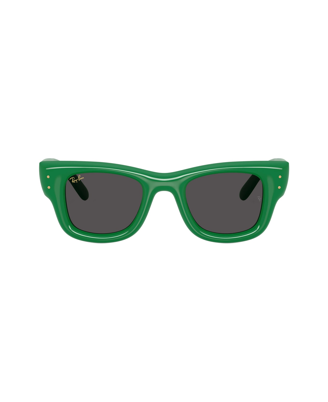 Ray-Ban Rayban Rb4940 Wayfarer Puffer By Asap Rocky 683487 Lucido Verde Sunglasses - Verde