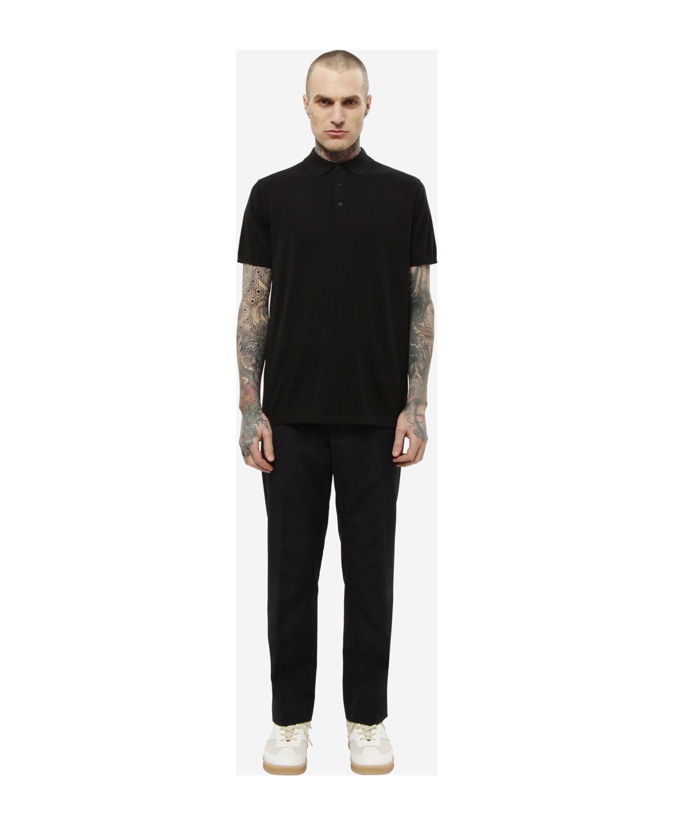 Aspesi Polo Shirt - black ポロシャツ
