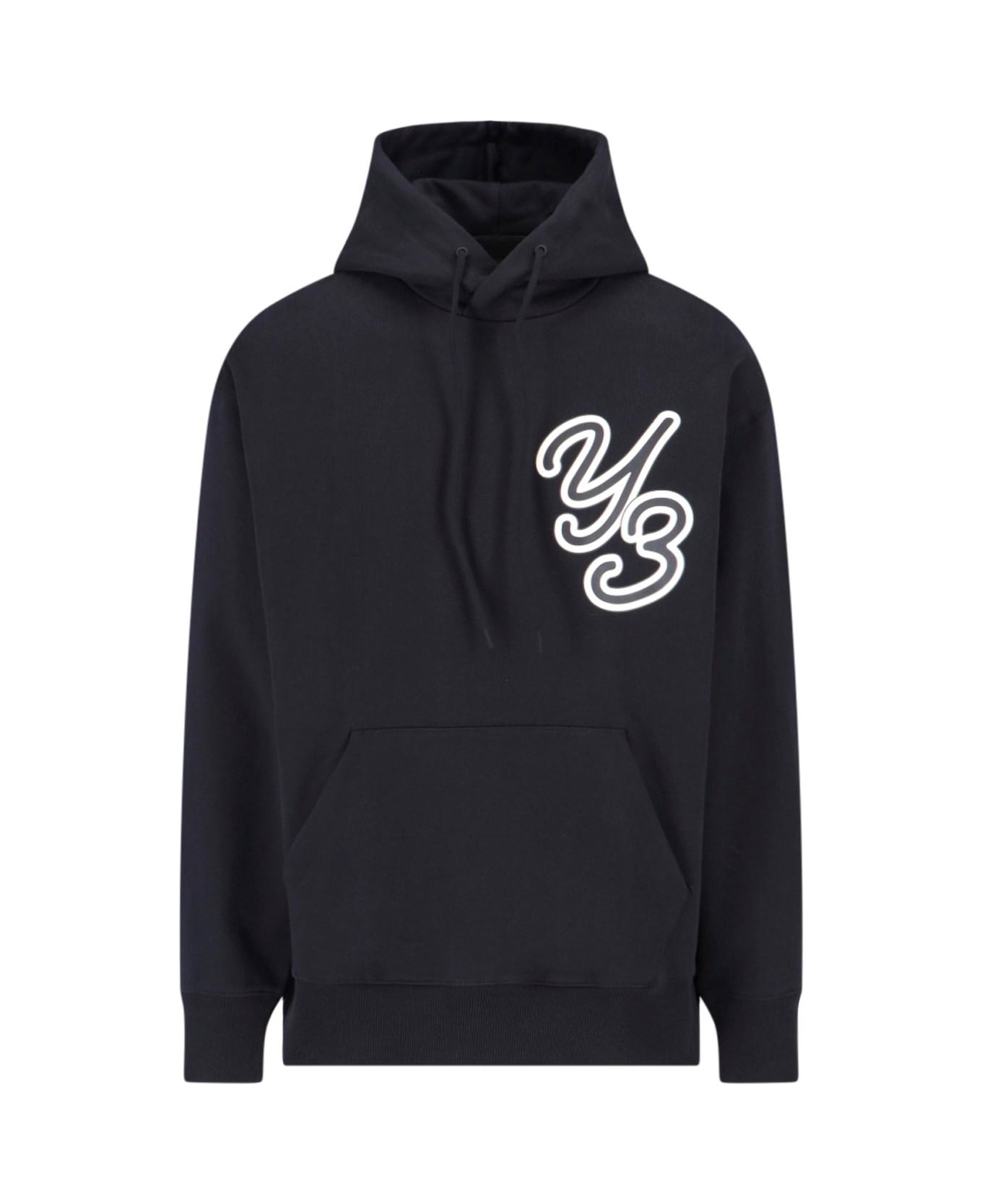 Y-3 Logo Hoodie - Black
