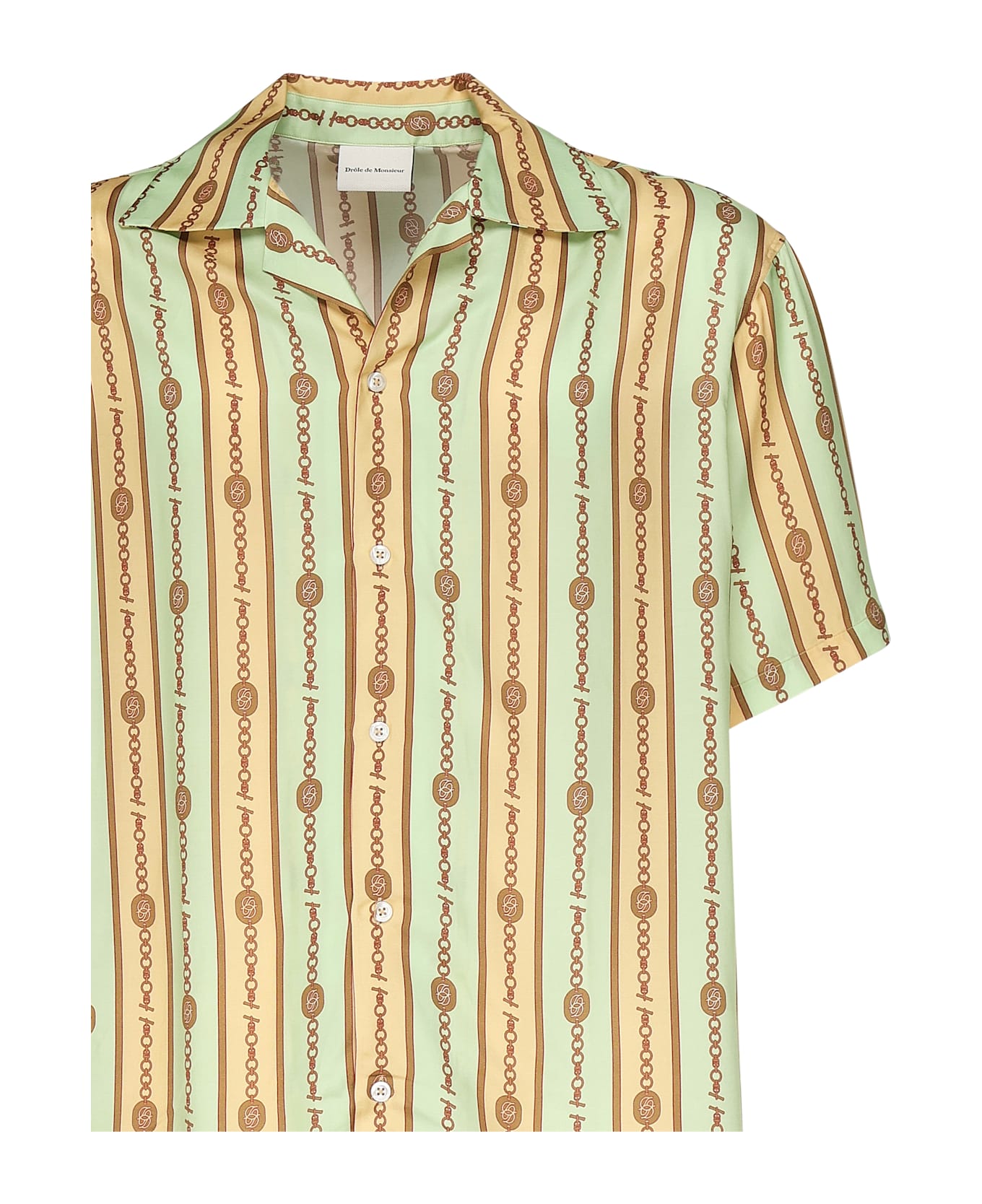 Drôle de Monsieur Bijoux Shirt - LIGHT GREen, orange