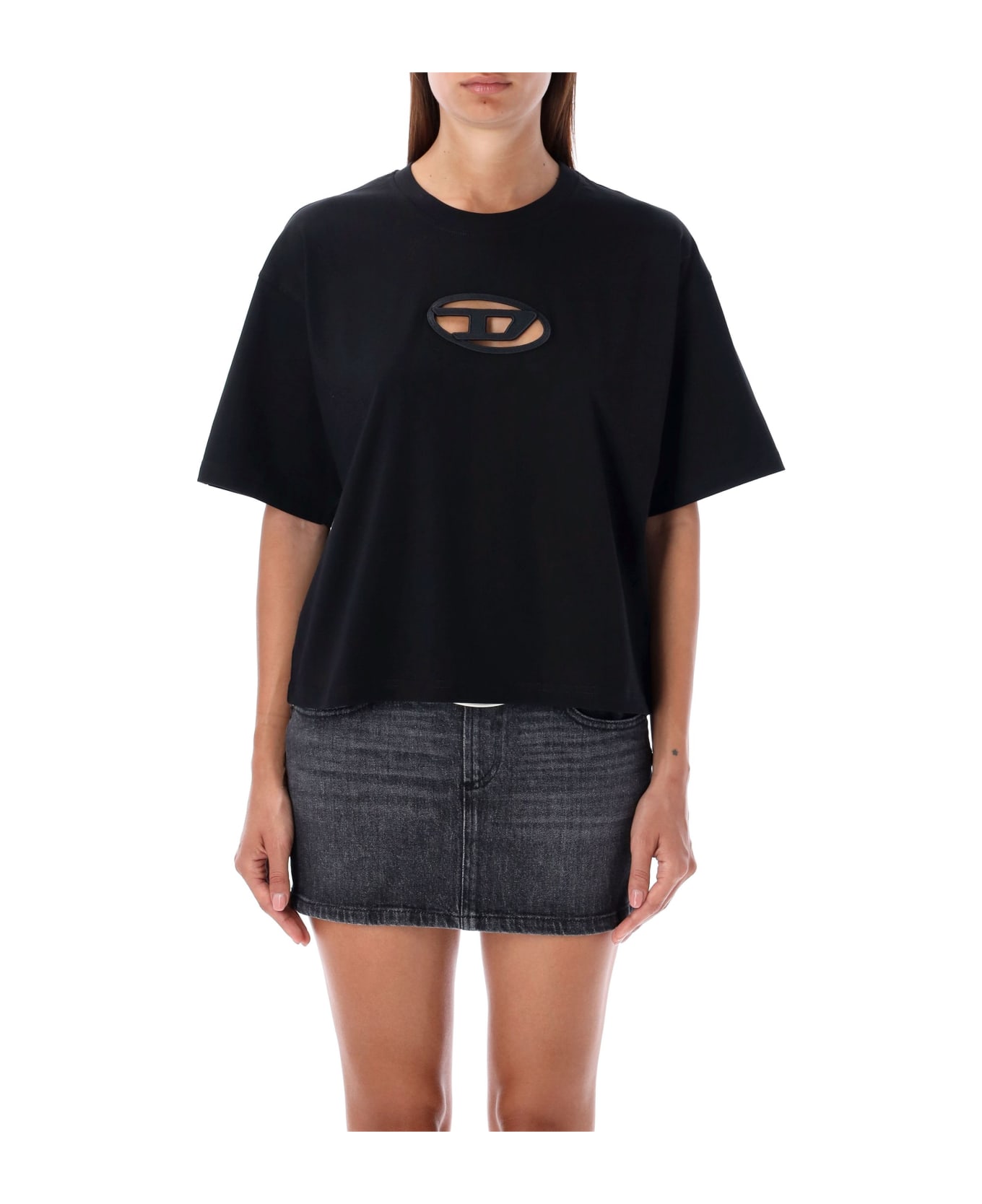 Diesel T-buxt-od Logo T-shirt - BLACK