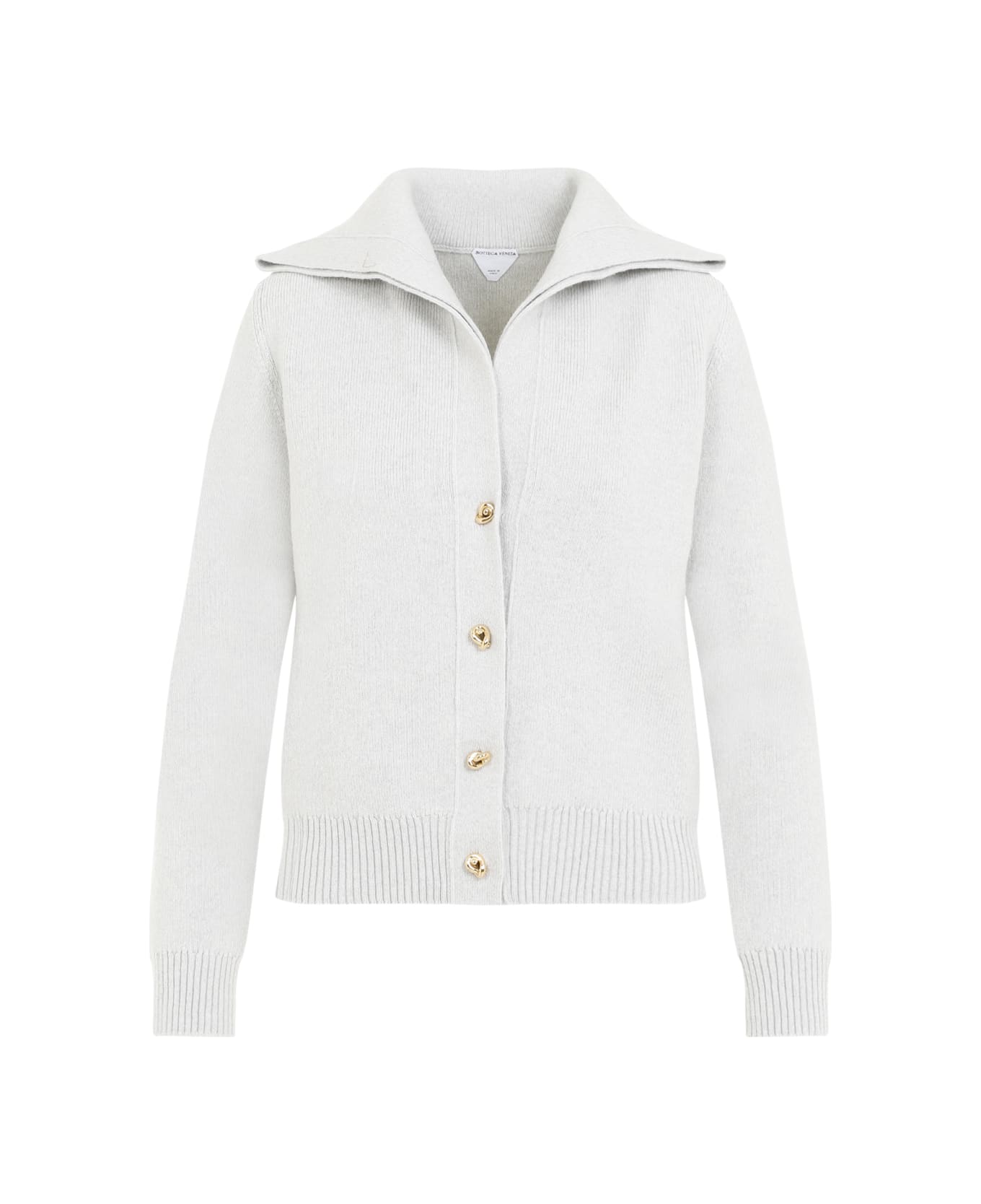 Bottega Veneta Wool Cardigan - Moon