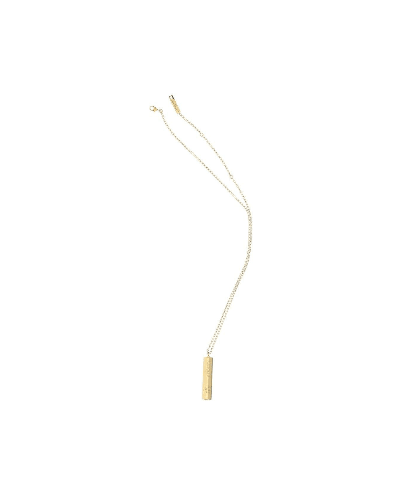 AMBUSH Battery Charm Necklace - Golden ネックレス