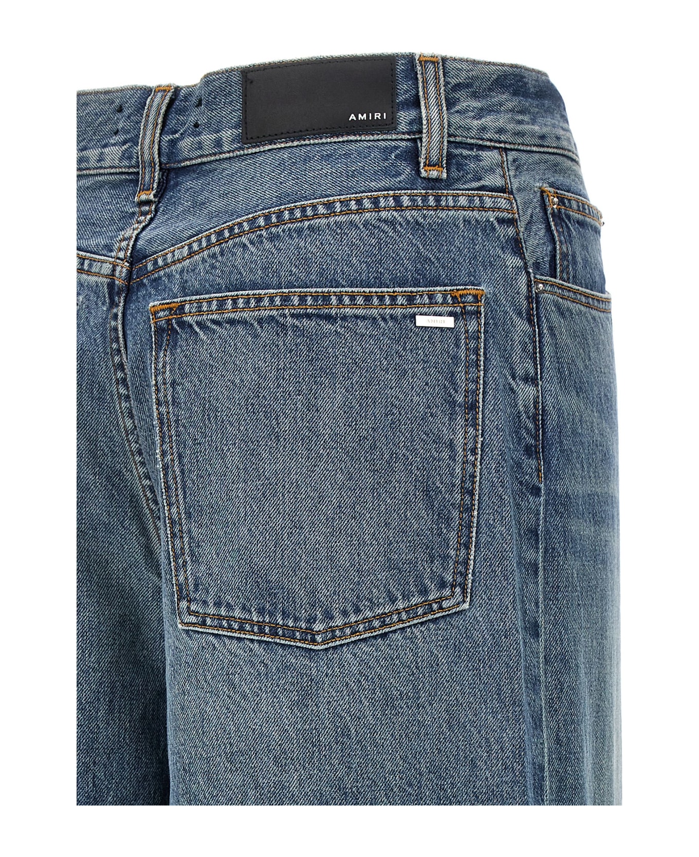 AMIRI 'baggy Cargo' Jeans - Blue デニム