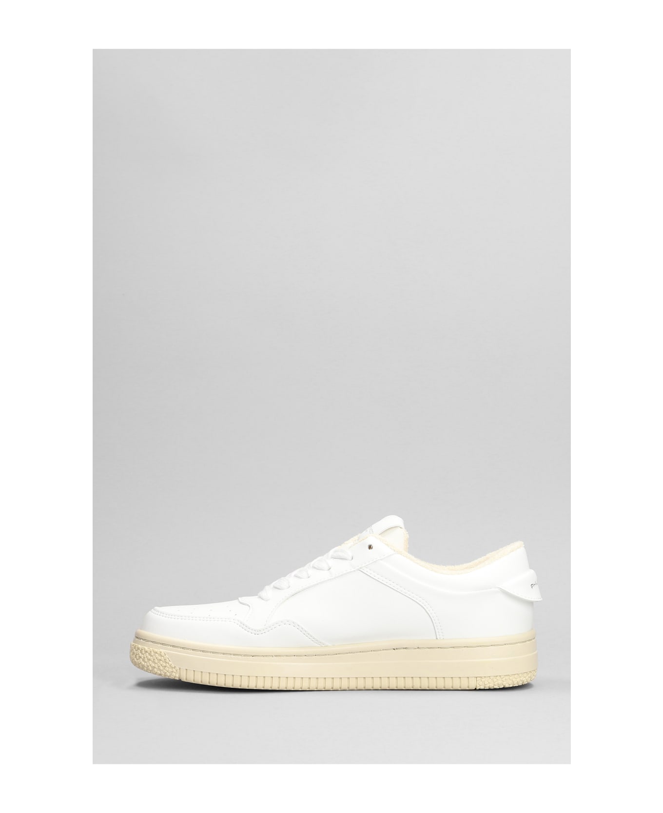 Philippe Model Lyon Sneakers In White Leather - White スニーカー