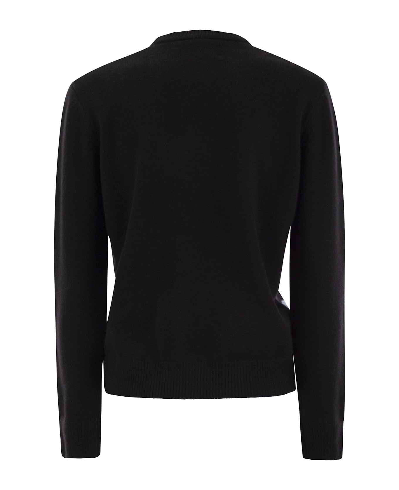 MC2 Saint Barth Cortina Wool And Cashmere Blend Jumper - Navy