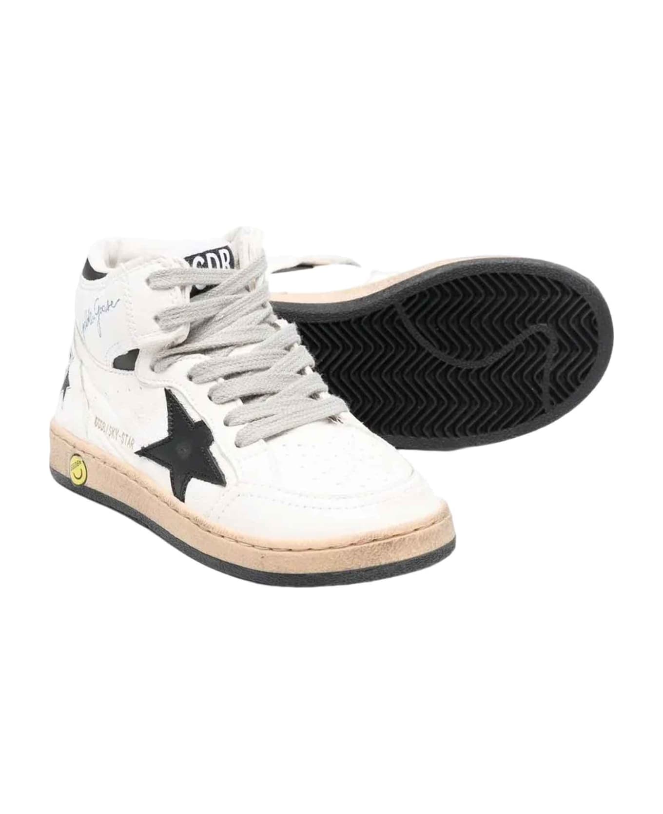 Golden Goose White Sneakers Unisex Kids - Bianco