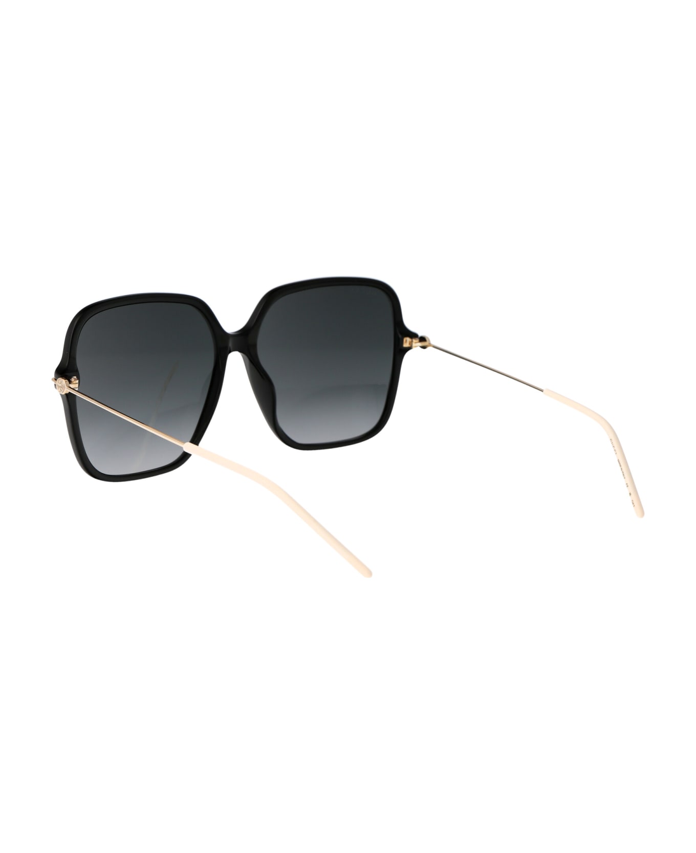 Gucci Eyewear Gg1267s Sunglasses - 001 BLACK GOLD GREY