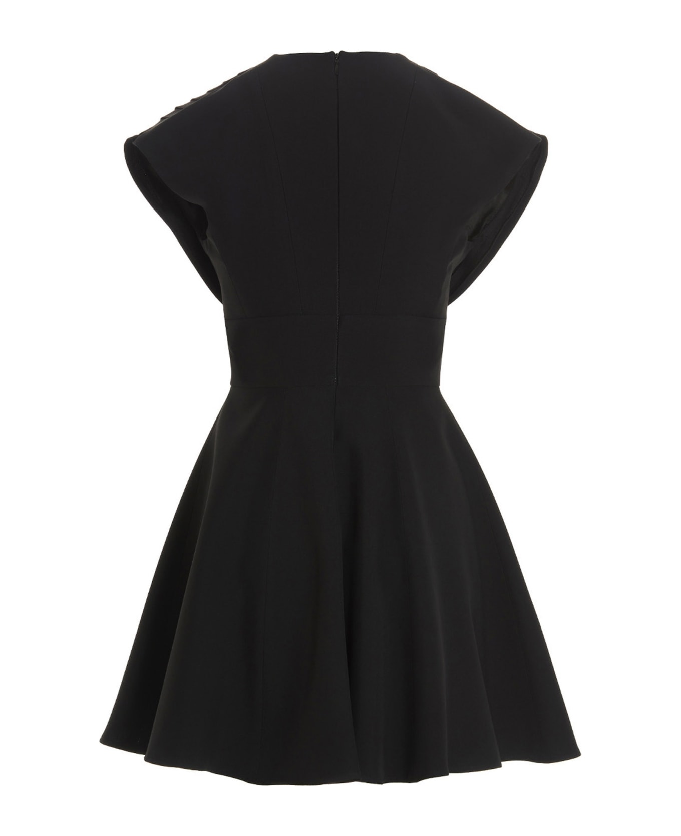 Giovanni Bedin Plisse Detail Mini Dress - Black   ワンピース＆ドレス