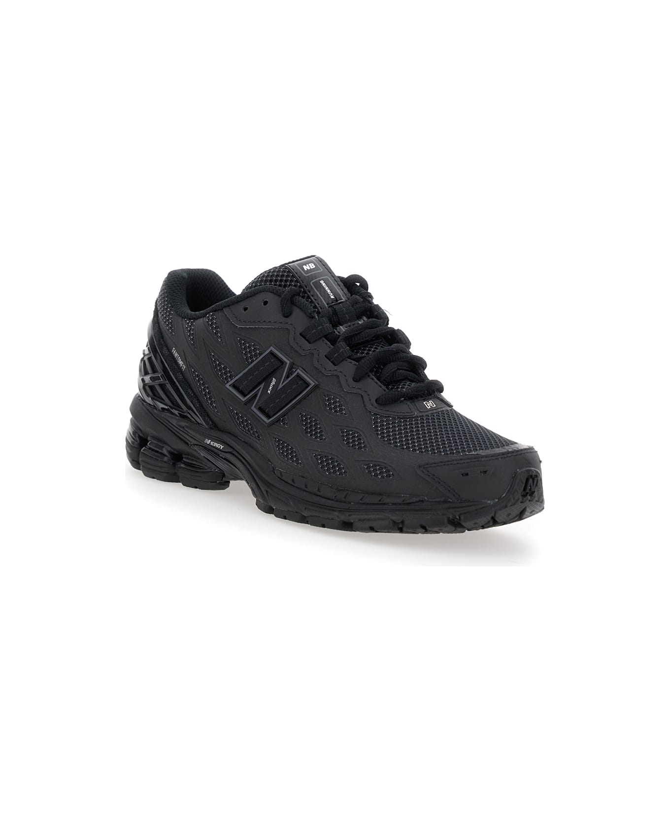 New Balance '1906' Black Sneaker With Mesh Design And Side Logo In Tech Fabric Unisex - Black