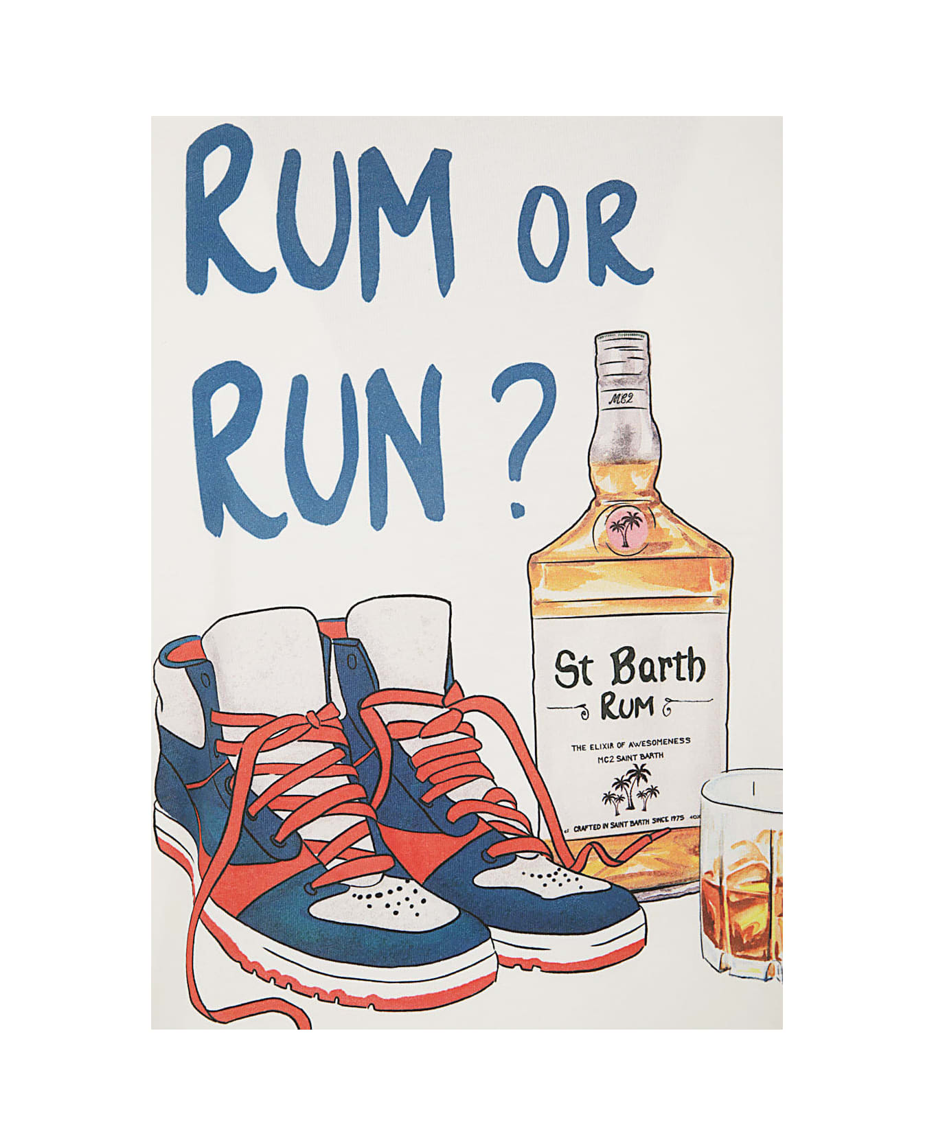 MC2 Saint Barth Cotton Classic T-shirt - Run For Rum