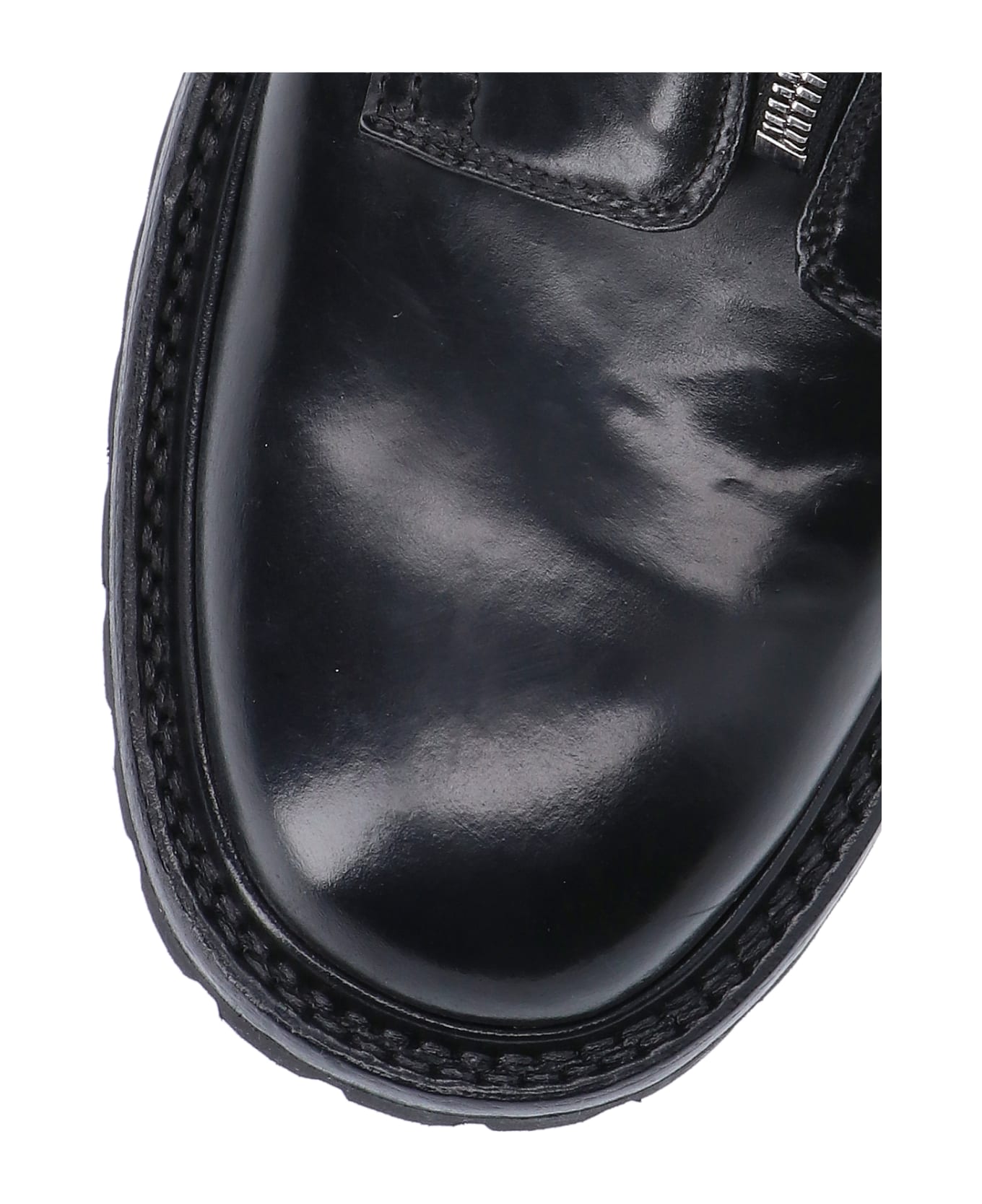 Premiata Leather Ankle Boots - Black ブーツ