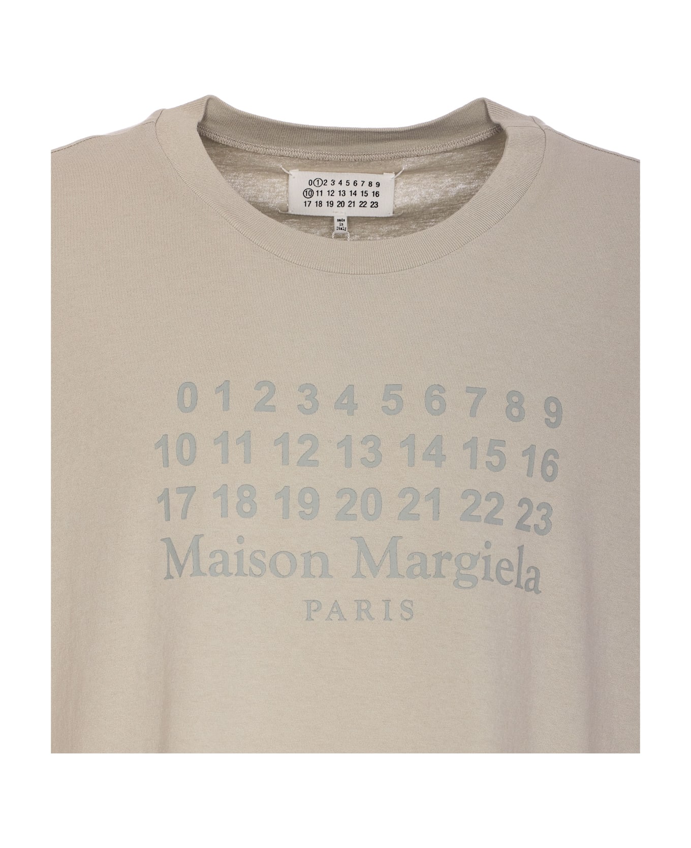 Maison Margiela Numeric Logo T-shirt - Grey