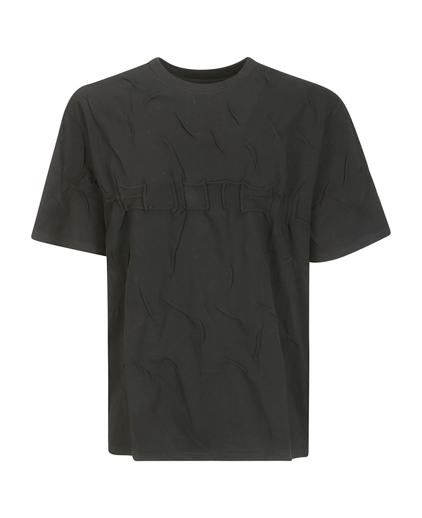 Heliot Emil Quadratic T-shirt - BLACK