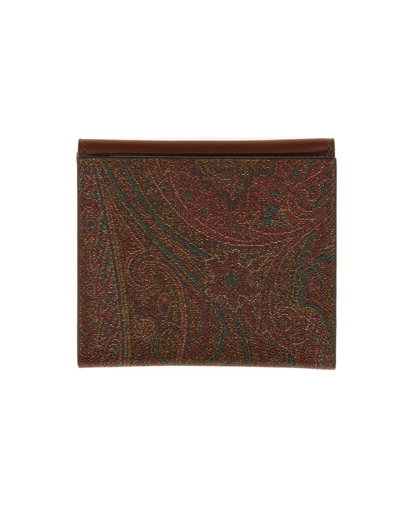 Etro Paisley Print Wallet - MultiColour 財布