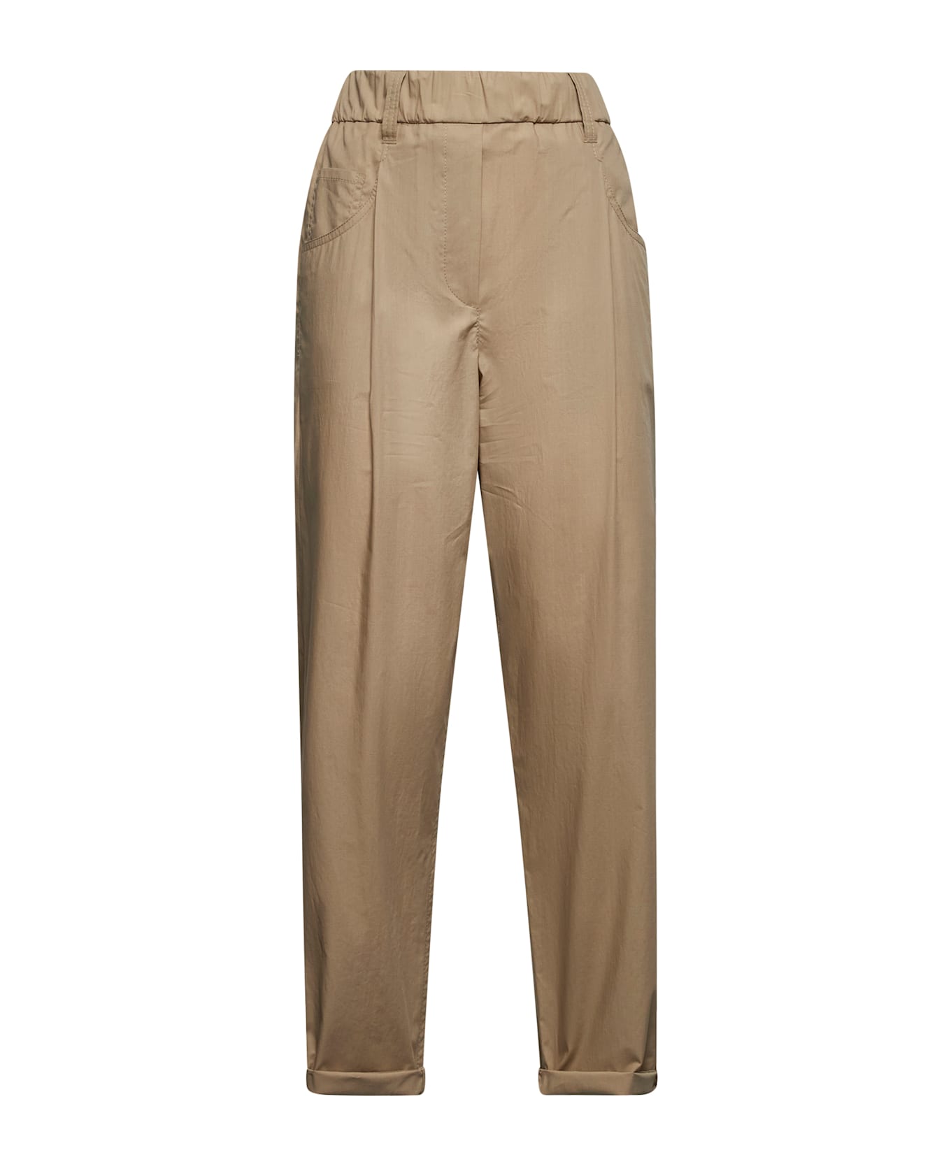 Brunello Cucinelli Monile Pants - CREAM COFFE