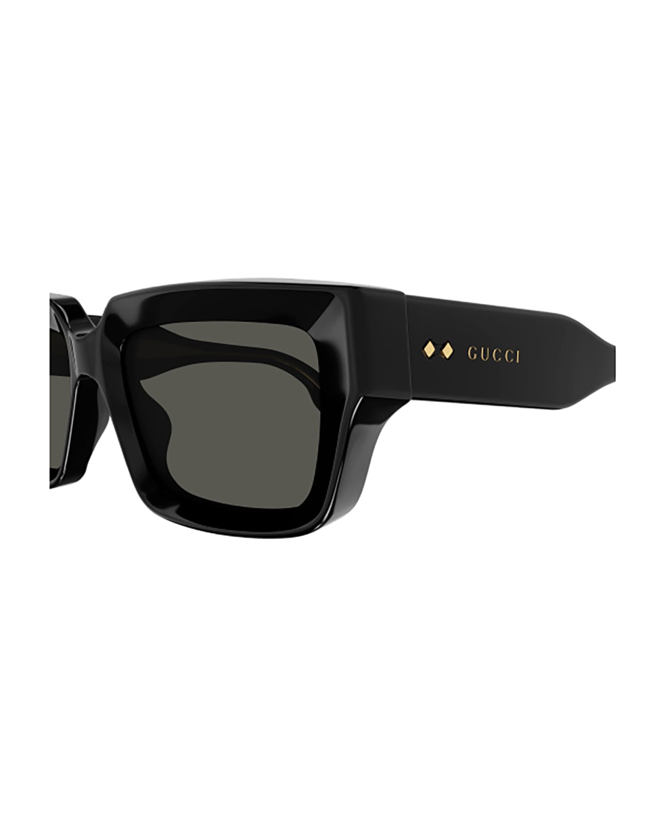 Gucci Eyewear GG1529S Sunglasses - Black Black Grey サングラス