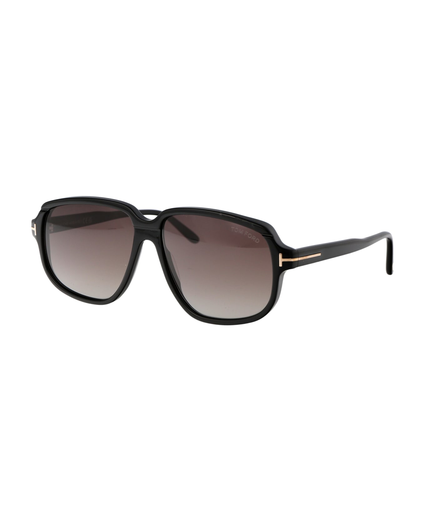 Tom Ford Eyewear Anton Sunglasses - 01B Nero Lucido / Fumo Grad サングラス